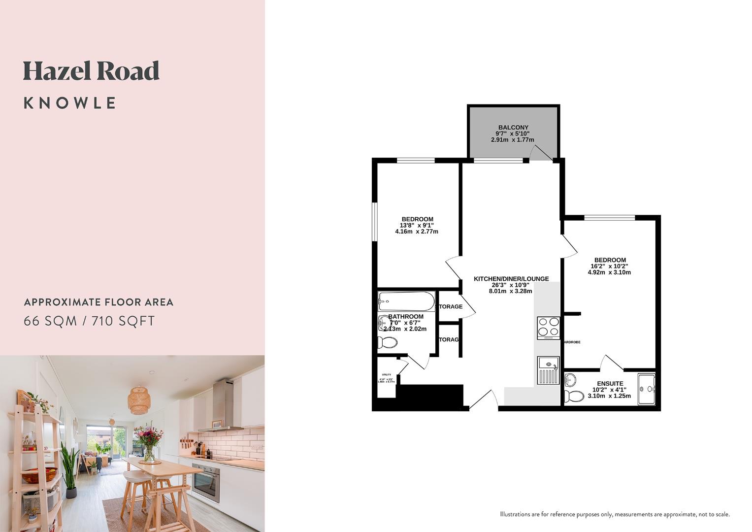Snapdragon, Apartment 8, Hazel Road, Bristol floorplan