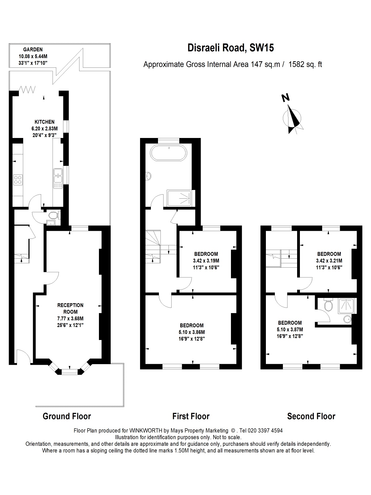 Disraeli Road, London floorplan
