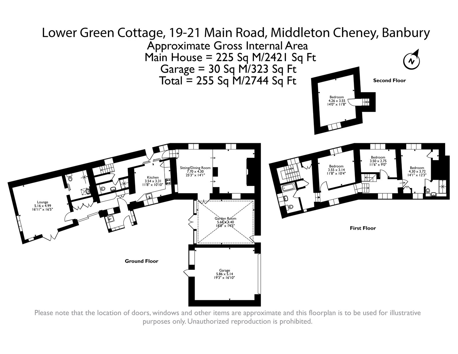 Lower Green Cottage, 19 - 21, Main Road, Banbury floorplan