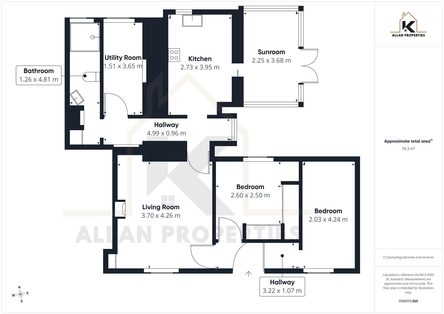Avils, Avils, Orkney floorplan