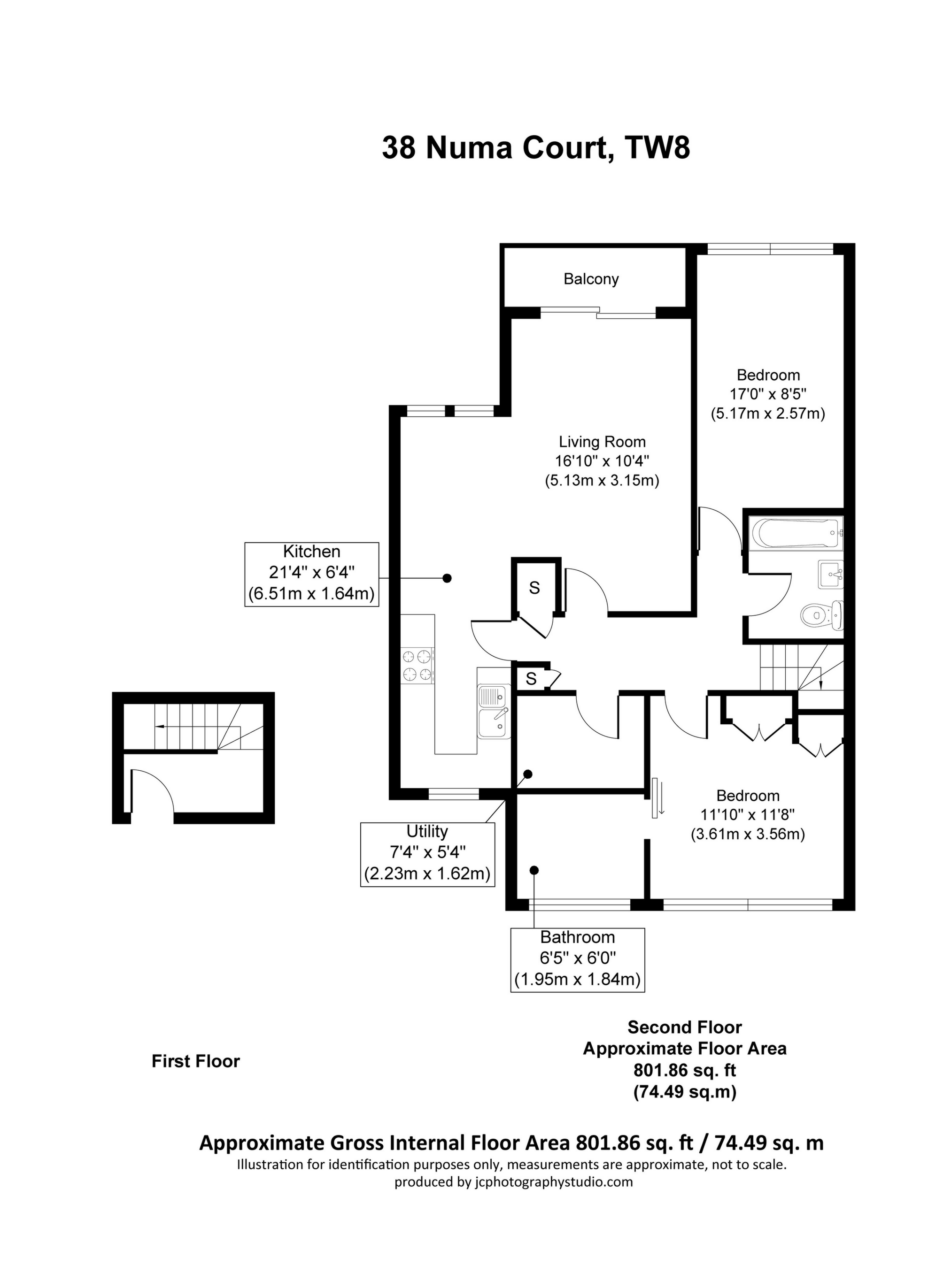 38 Numa Court, Justin Close   Numa Court, Brentford floorplan