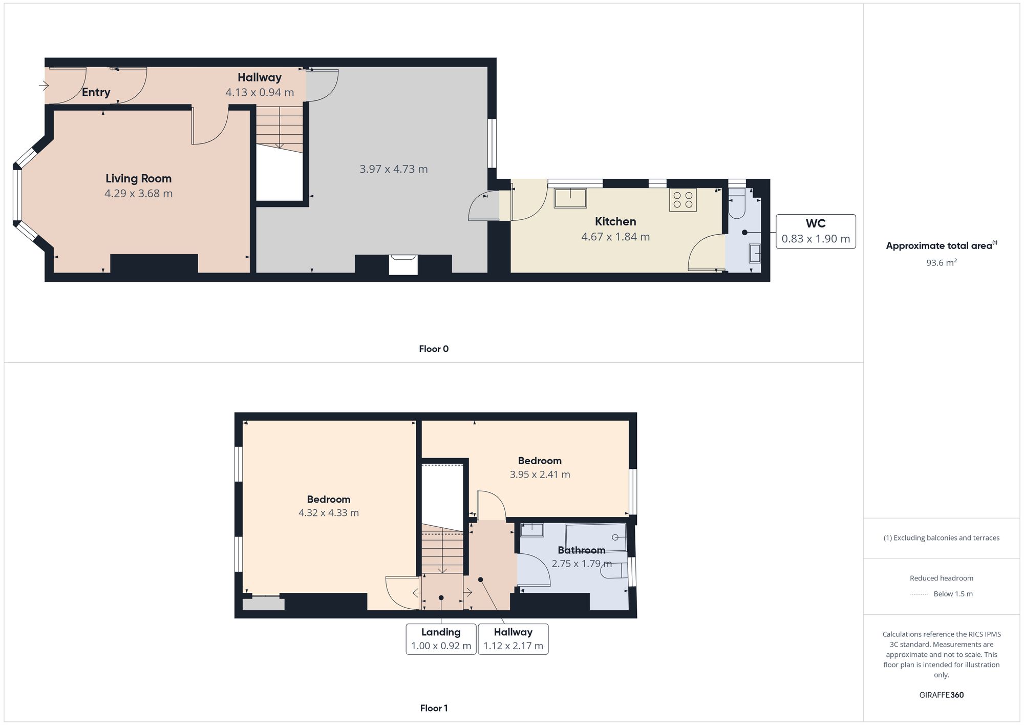 22, Salmon Street, South Shields floorplan