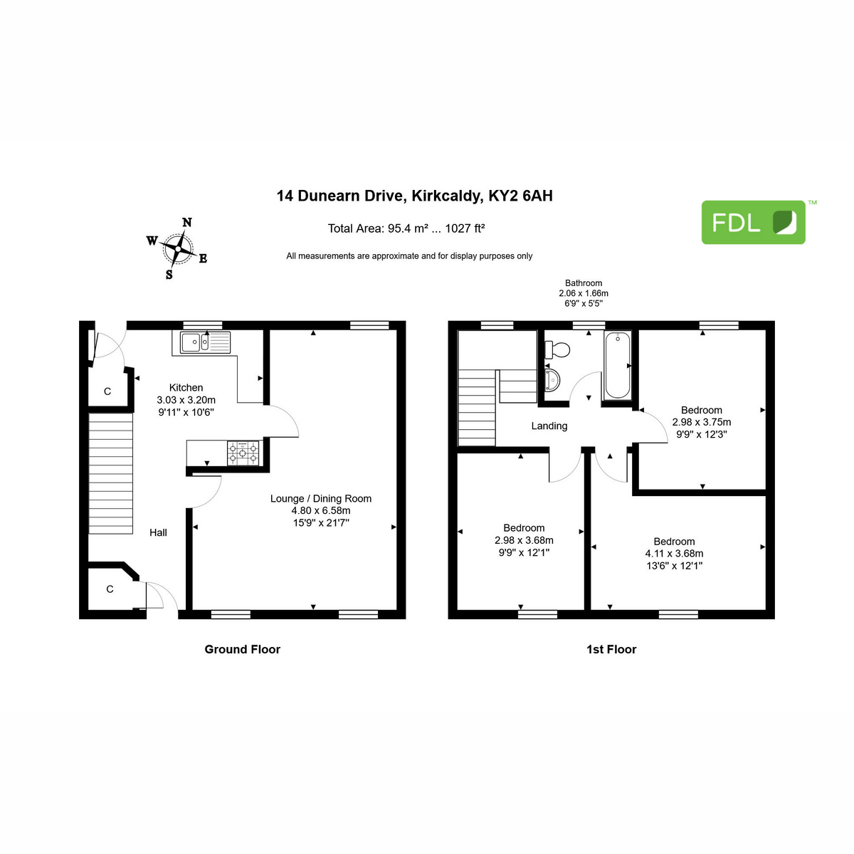 14, Dunearn Drive, Kirkcaldy floorplan