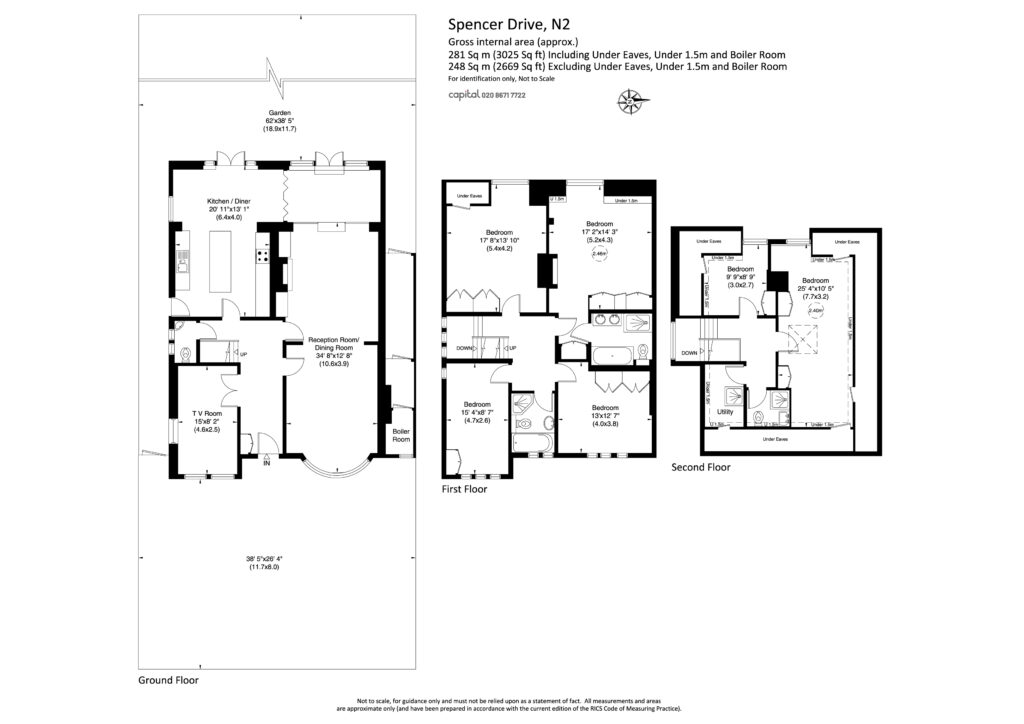 16, Spencer Drive, London floorplan