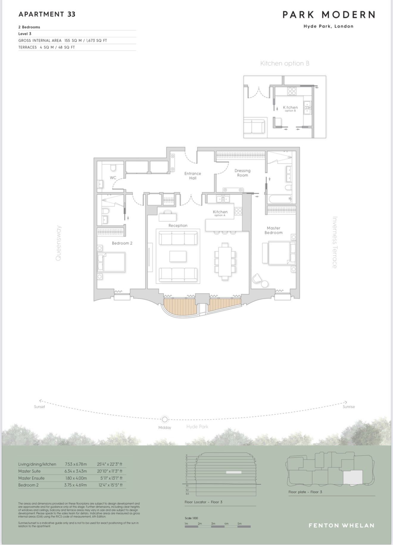 Flat 33, London floorplan