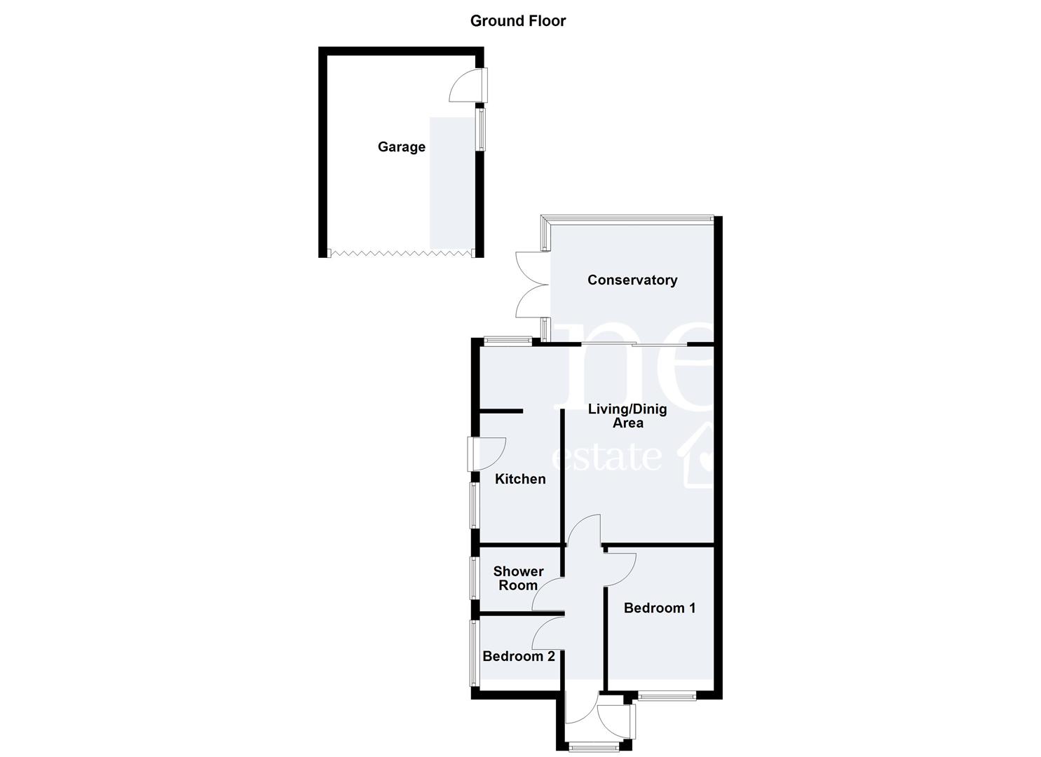 8, Collaton Road, Wigston floorplan