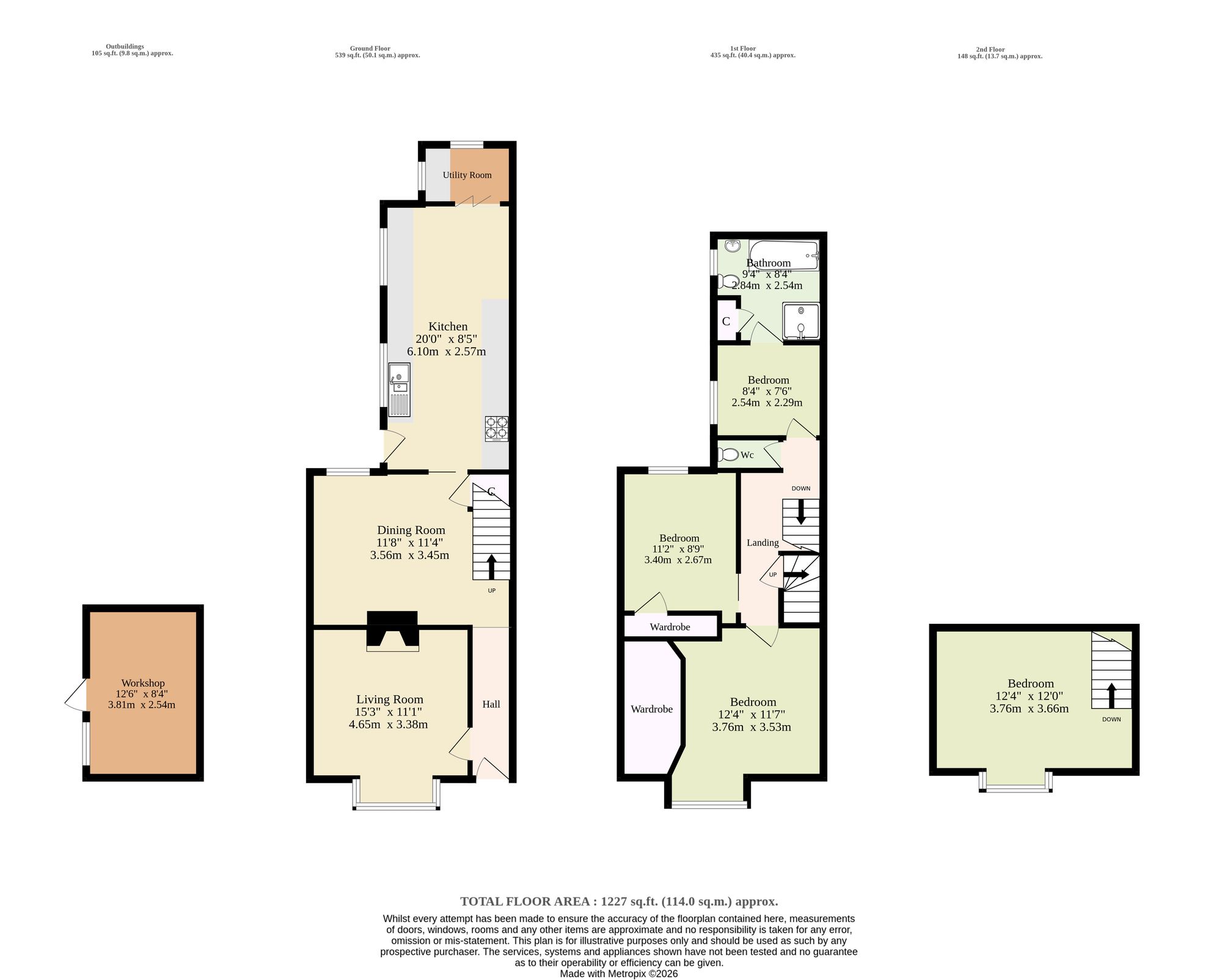 57 Albany Road, Great Yarmouth floorplan