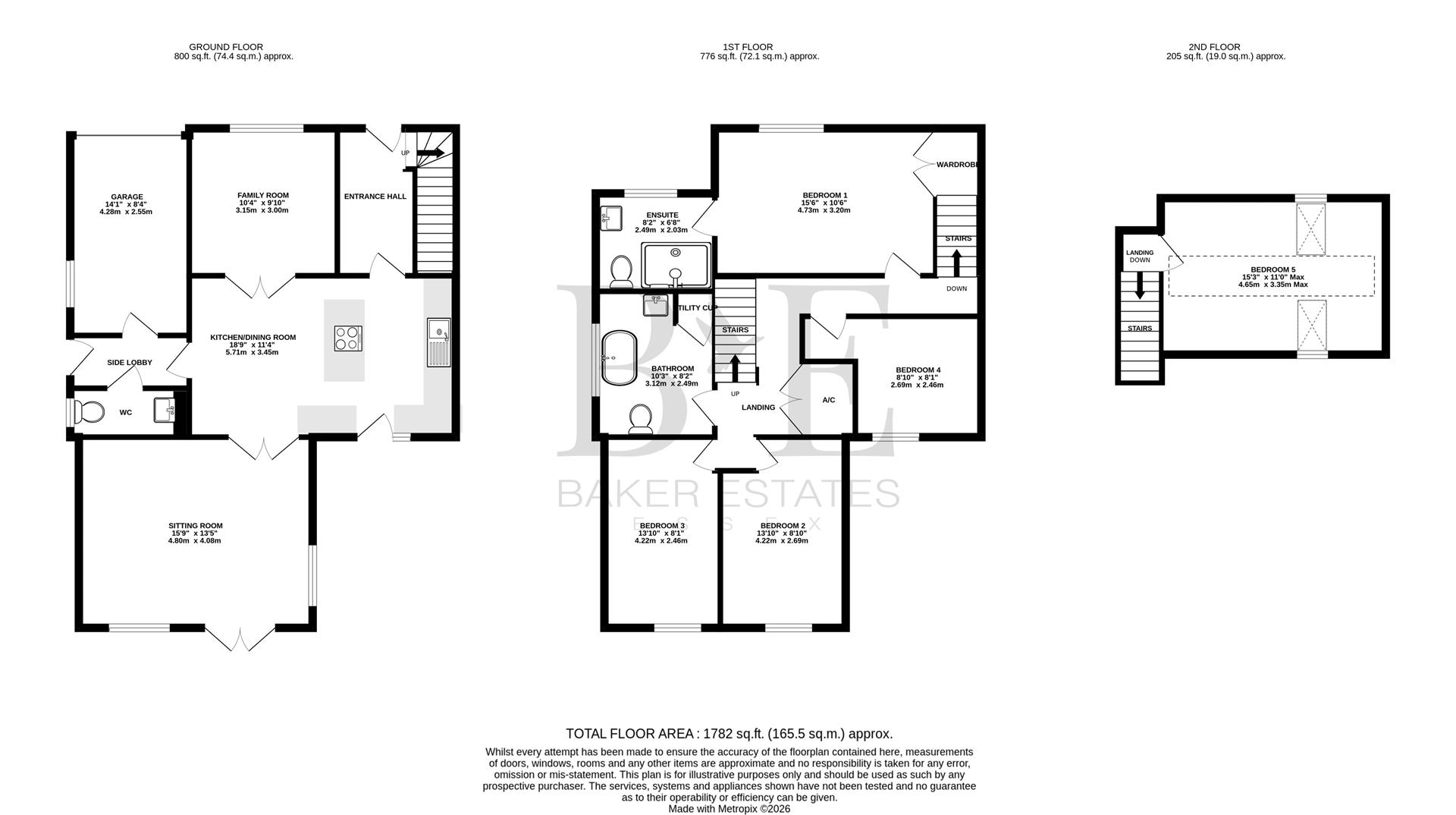 6 Mount Villas, 30 Kelvedon Road, Wickham Bishops floorplan
