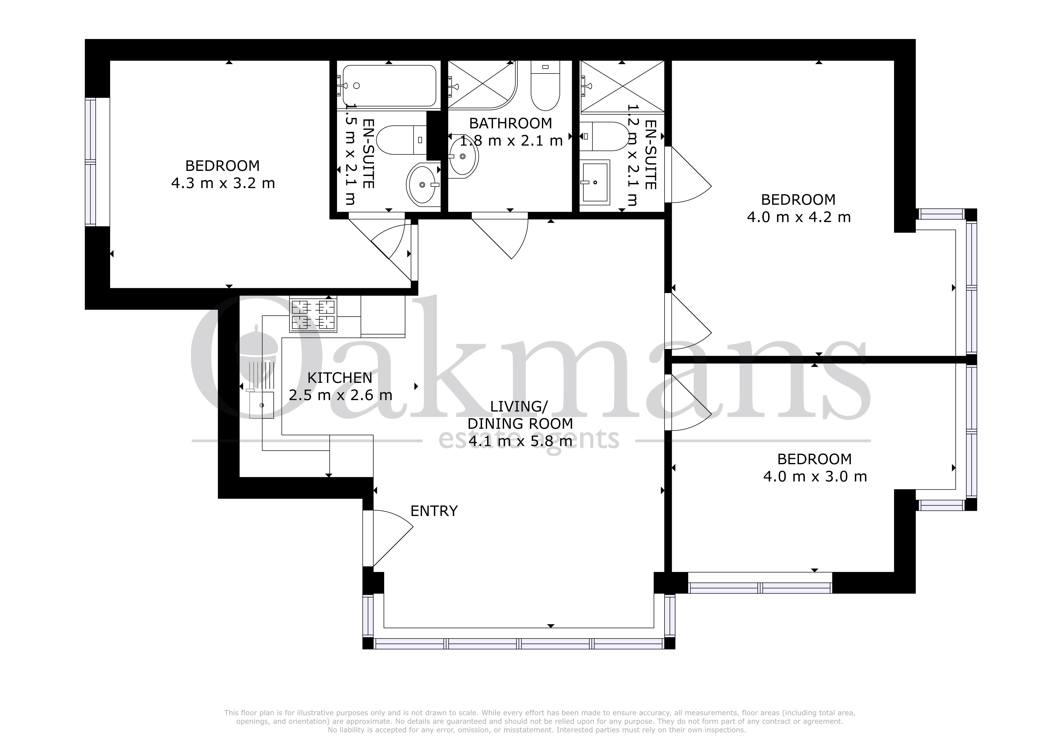 FLAT 15, SWAN COURTYARD, BIRMINGHAM floorplan