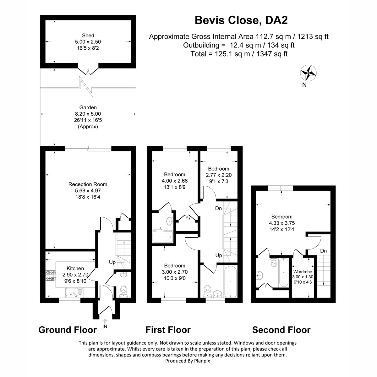 41, Bevis Close, Dartford floorplan