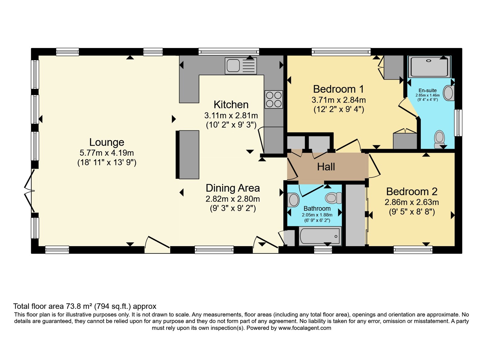 16 Atlantic Rise,, Praa Sands Holiday Village, Penzance floorplan