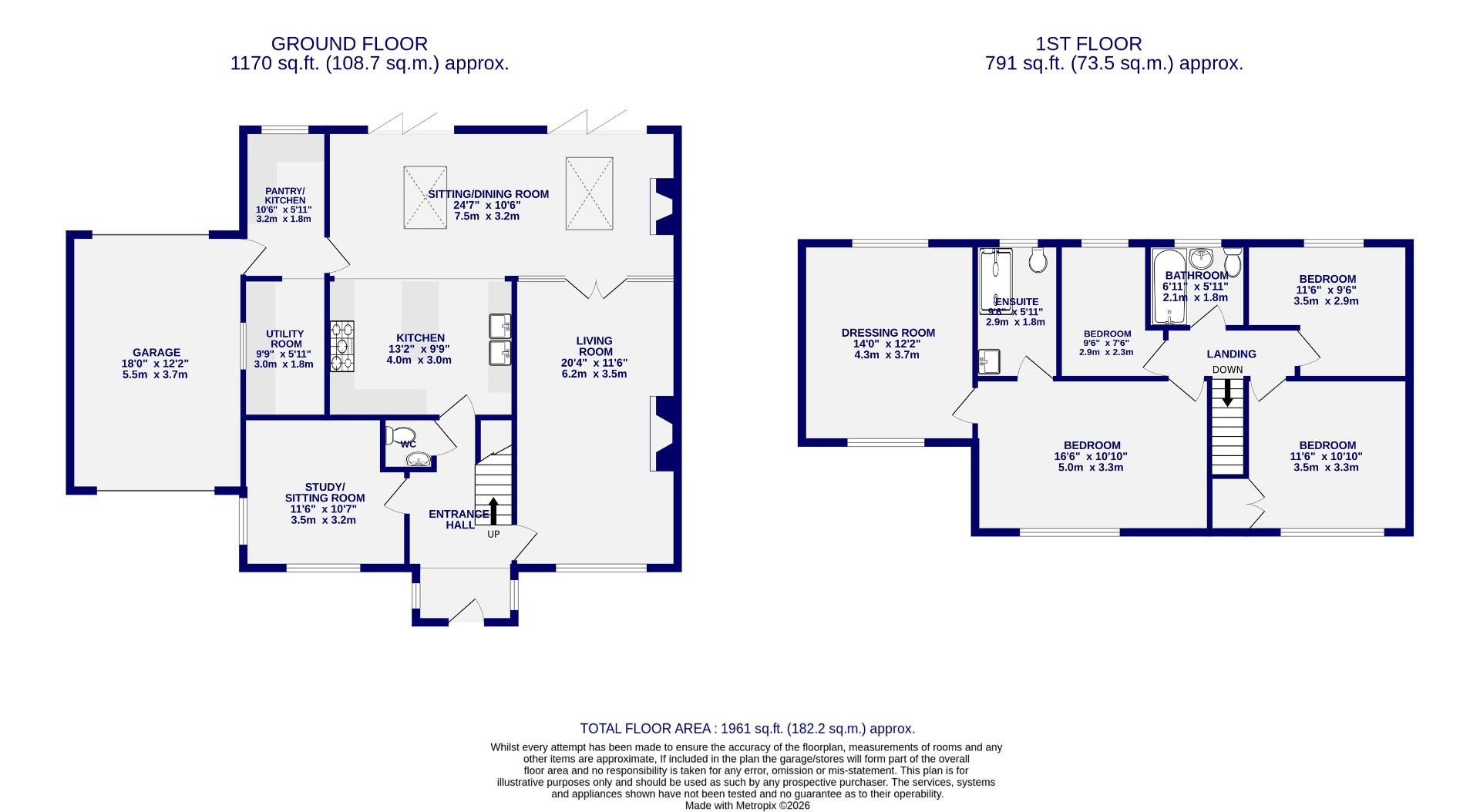 65, Mill Lane, York floorplan