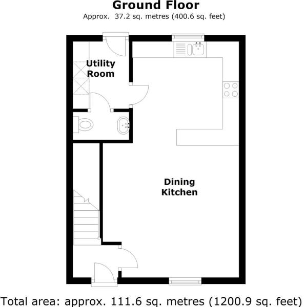 3 Bedrooms Town house to rent in Eldon Green, Tuxford, Newark NG22