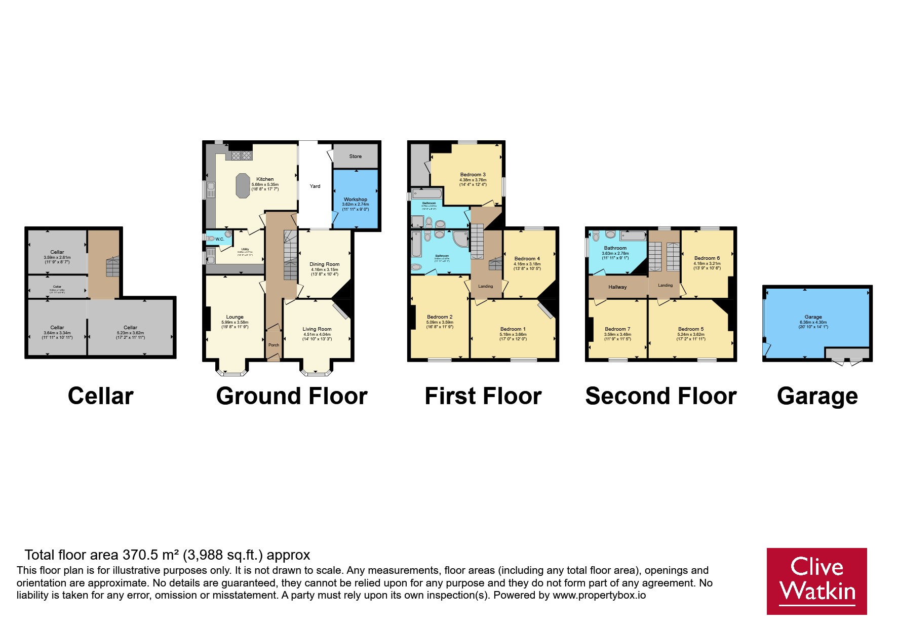 Seaview,, The Parade, Neston floorplan