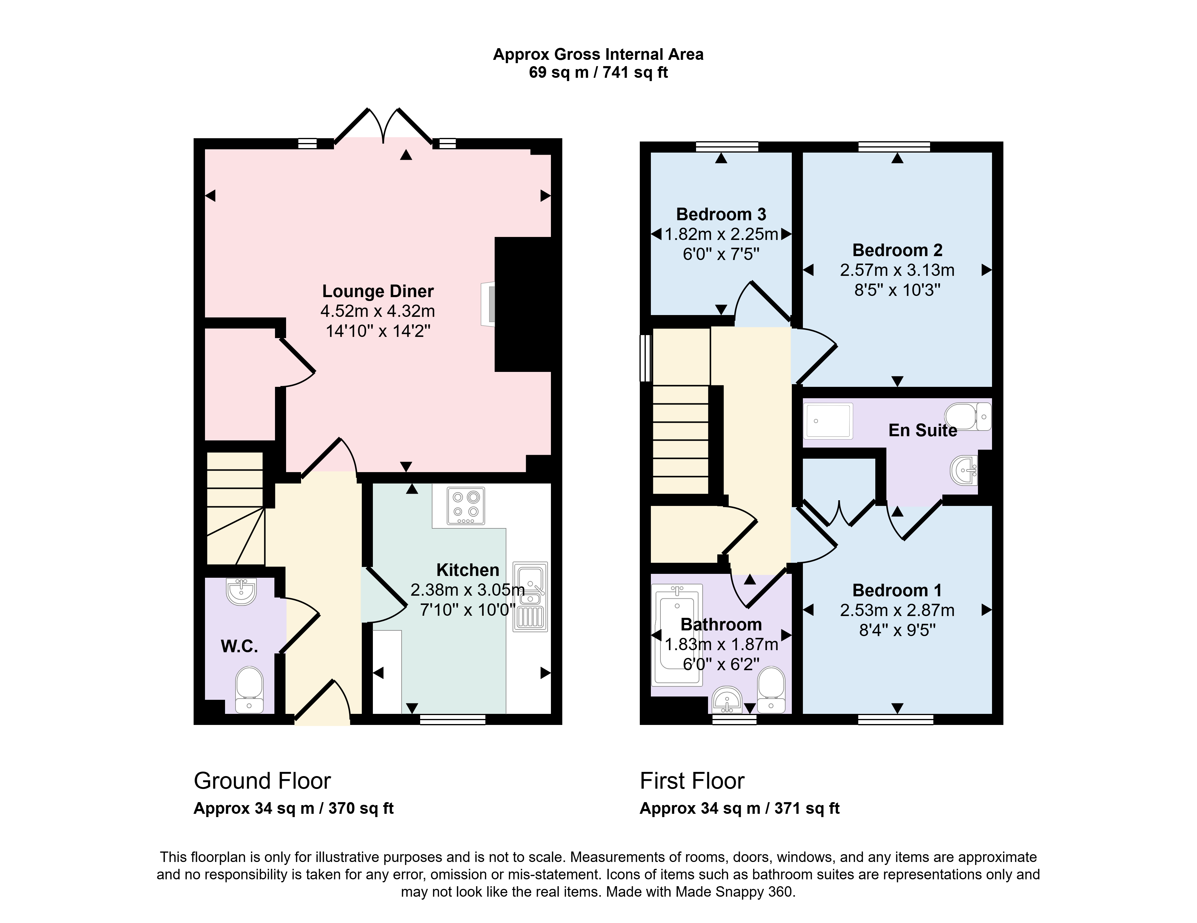 285, Stryd Bennett, Llanelli floorplan