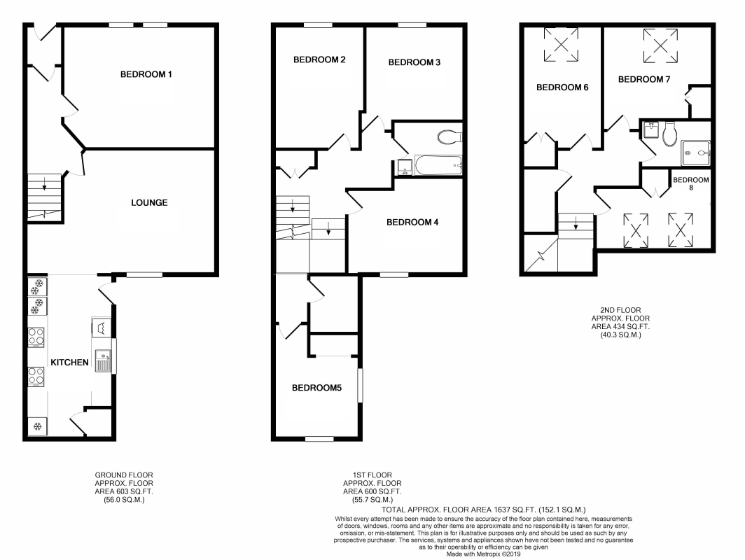 38, Clayton Park Square, Newcastle floorplan