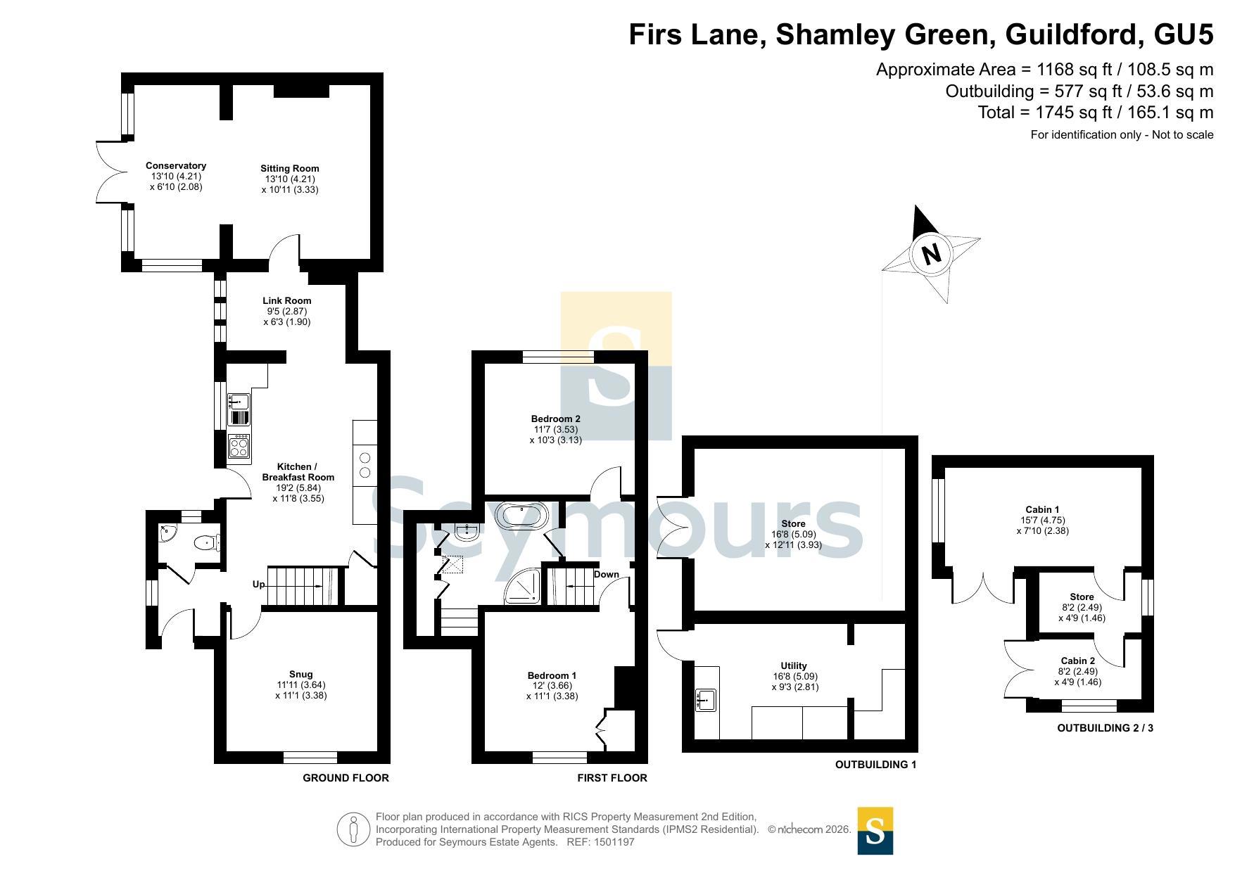 1 Long Acre Cottage,, Firs Lane, Guildford floorplan