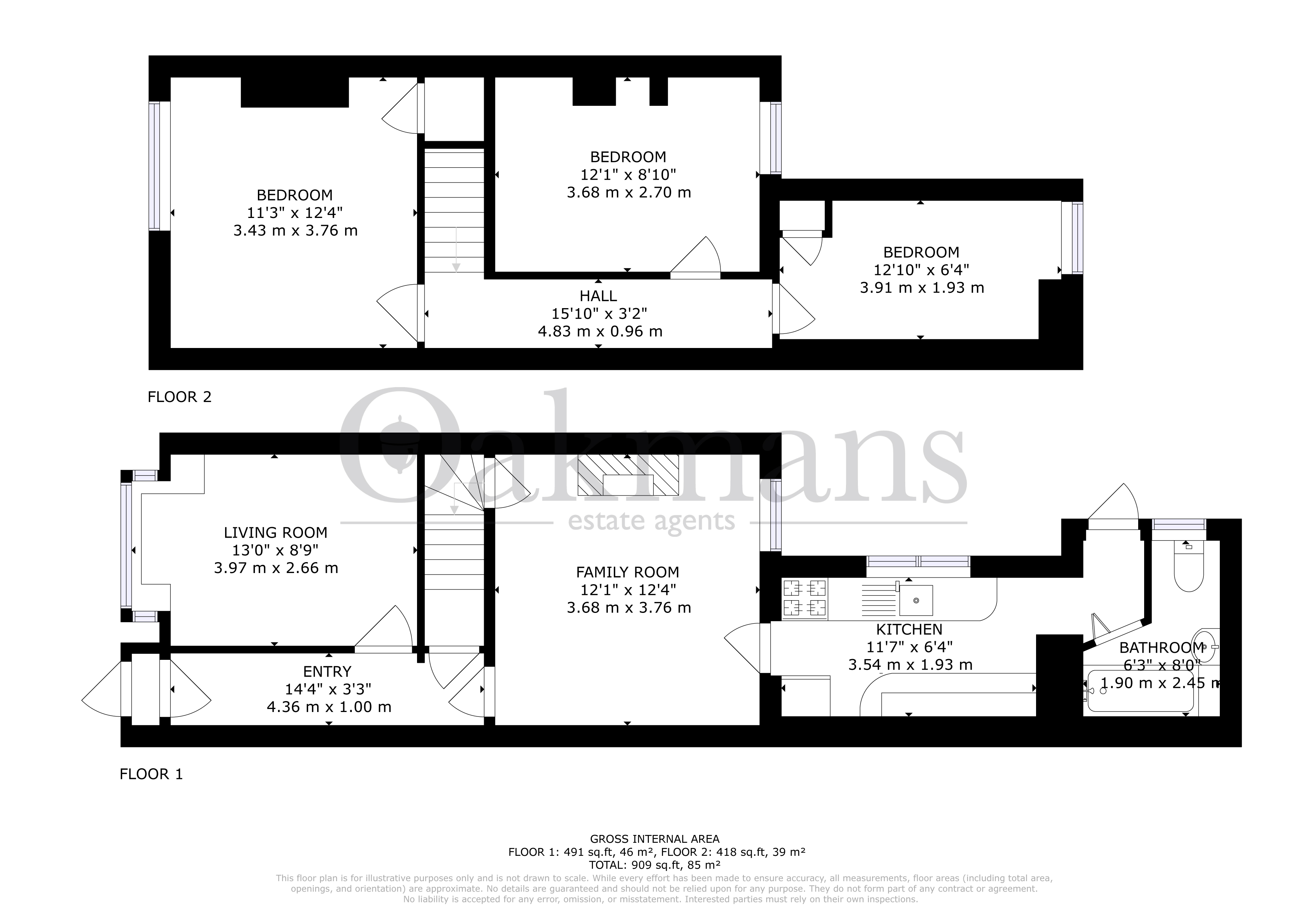 11, Ridgeway, Birmingham floorplan