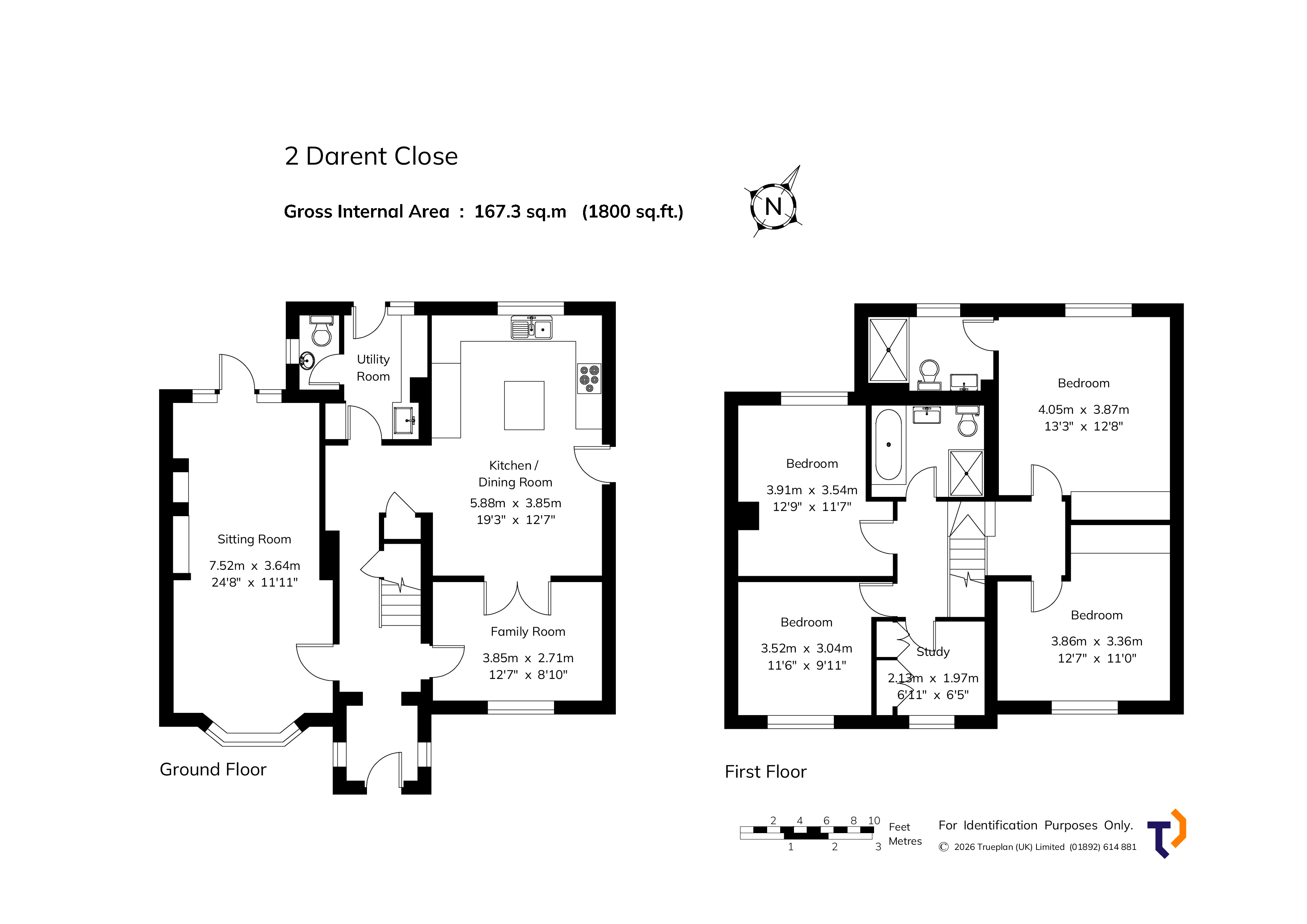 2, Darent Close, Sevenoaks floorplan