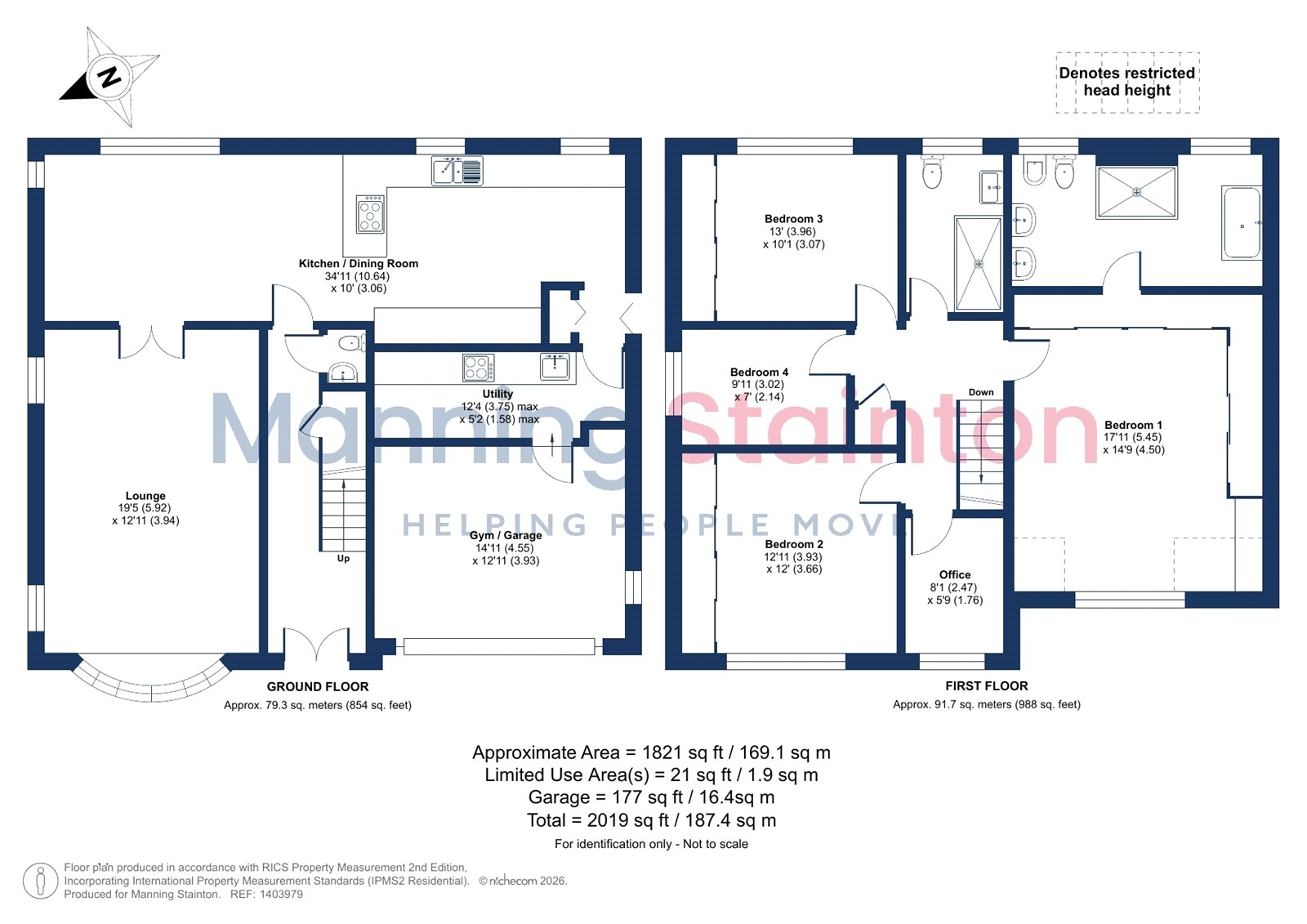 24, Woodhall Park Crescent East, Pudsey floorplan