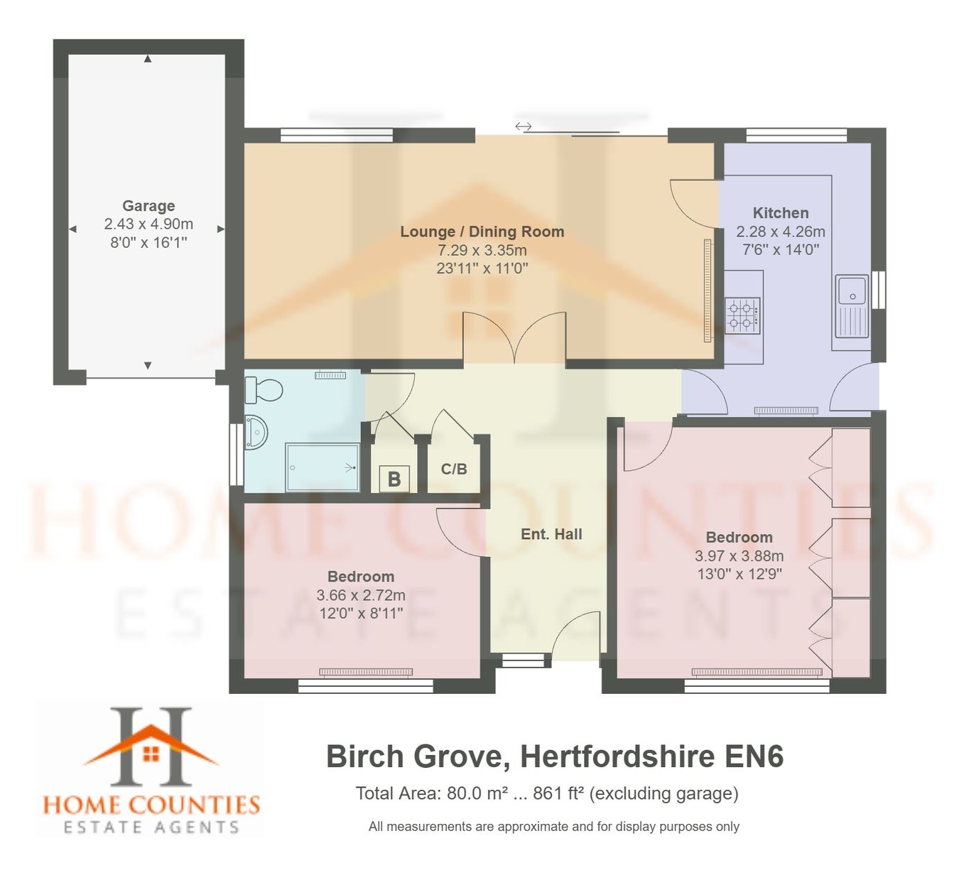 59, Birch Grove, Potters Bar floorplan