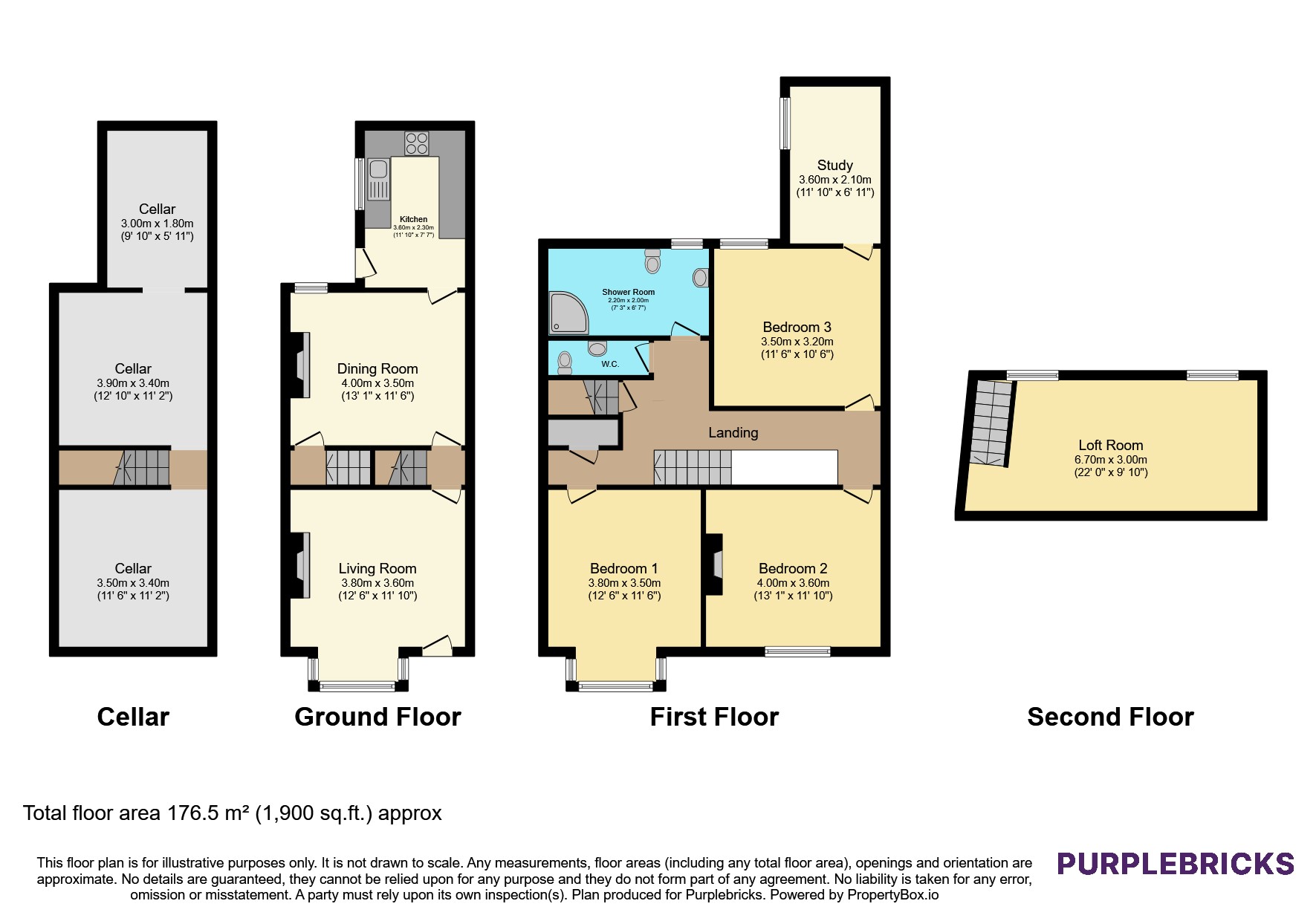 31, Club Garden Road, Sheffield floorplan