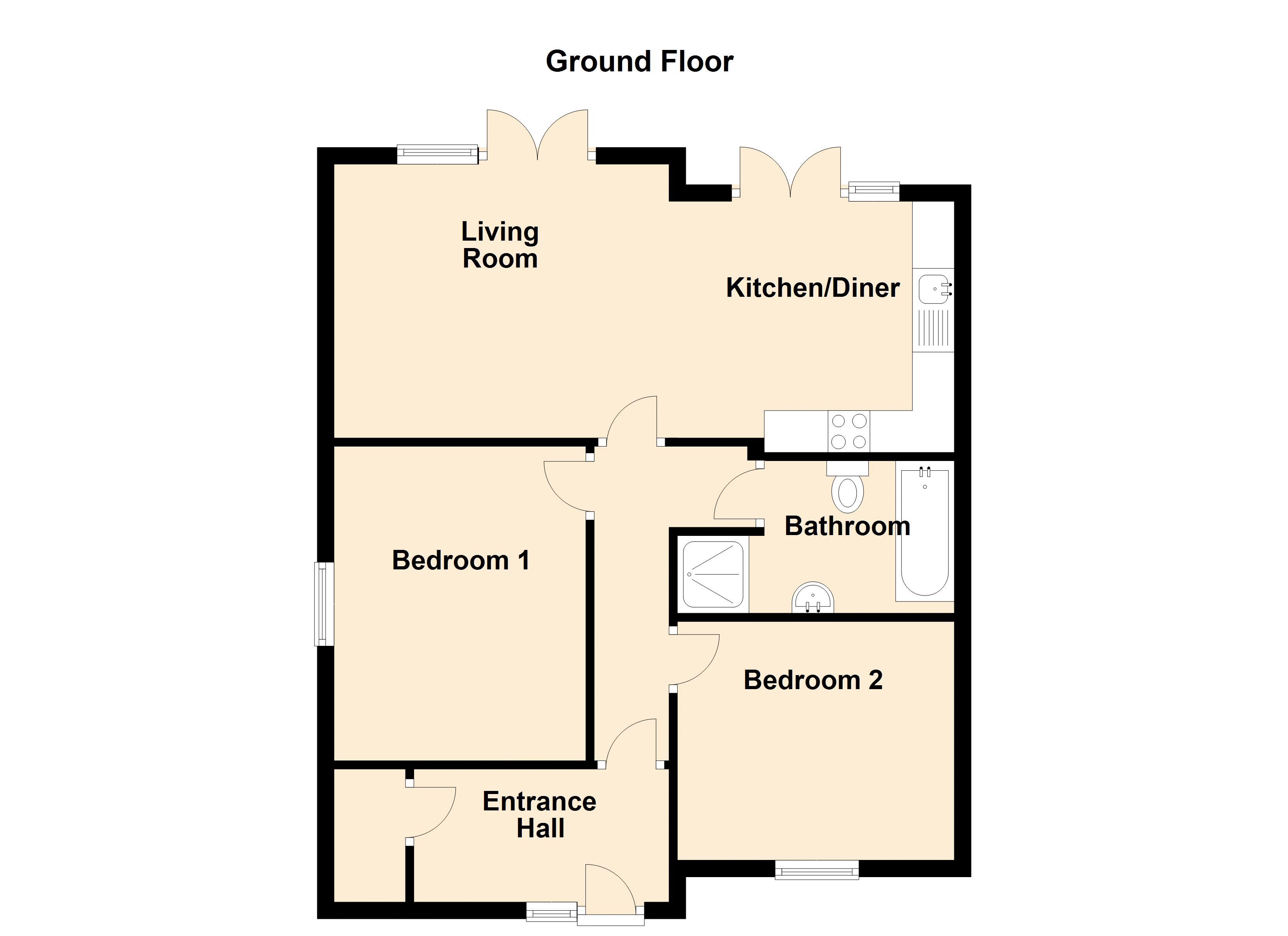 Horstead Avenue, Brigg DN20, 2 bedroom detached bungalow for sale