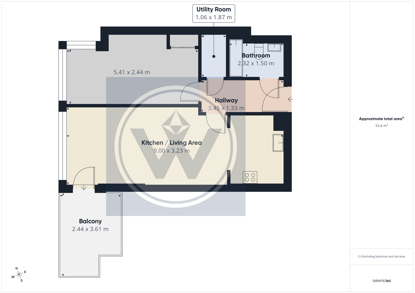 Signal Building,Flat 302, Station Approach, Hayes floorplan
