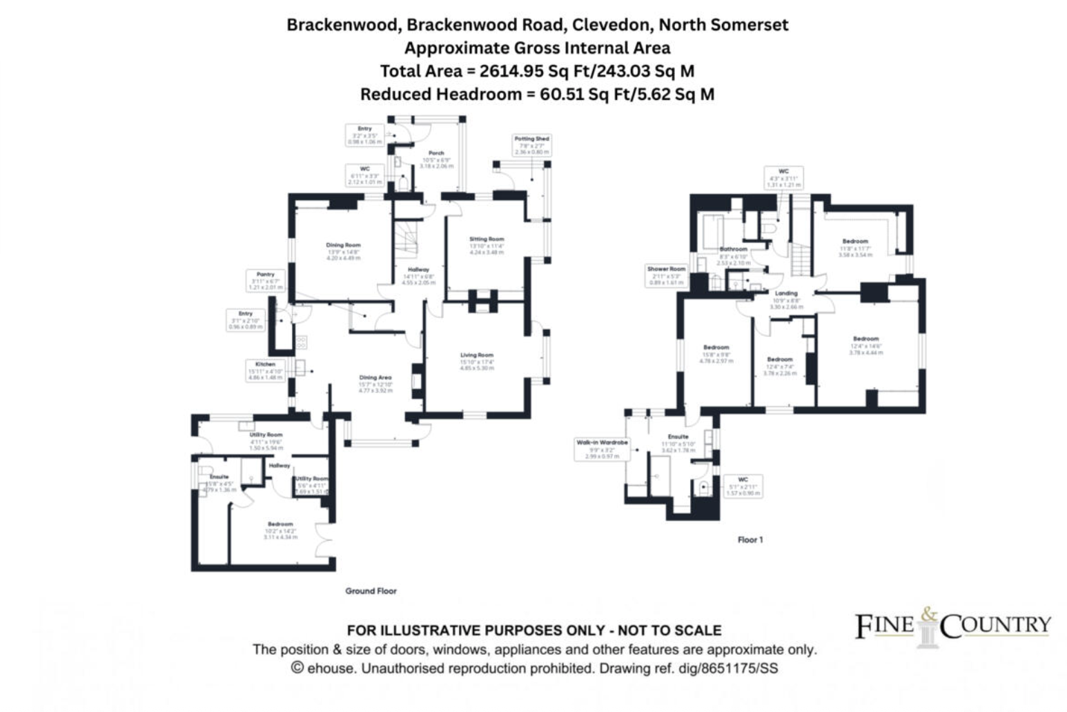 Church Road, Sneyd Park, Bristol, BS9 floorplan