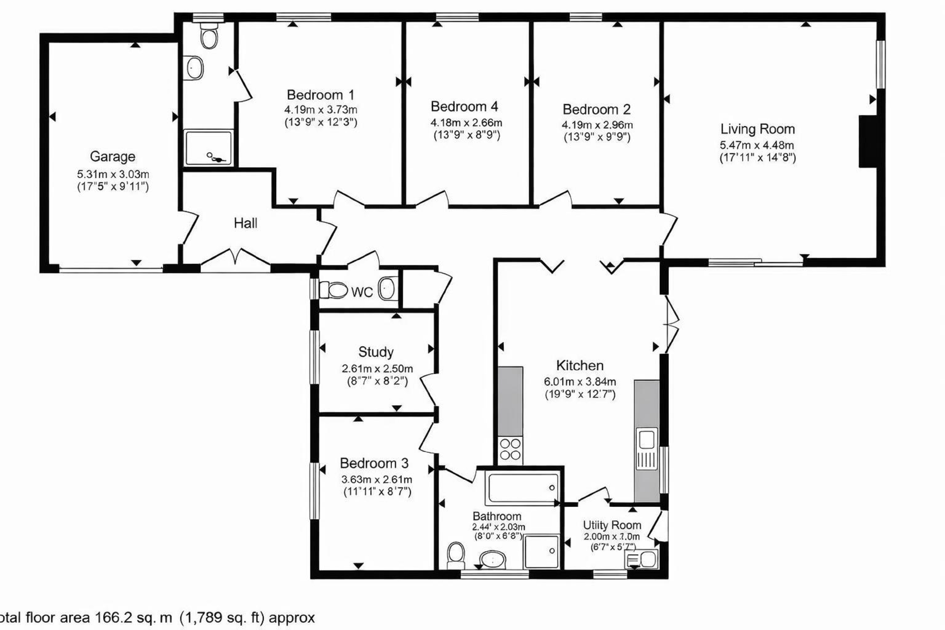3, Hortons Close, Leicester floorplan