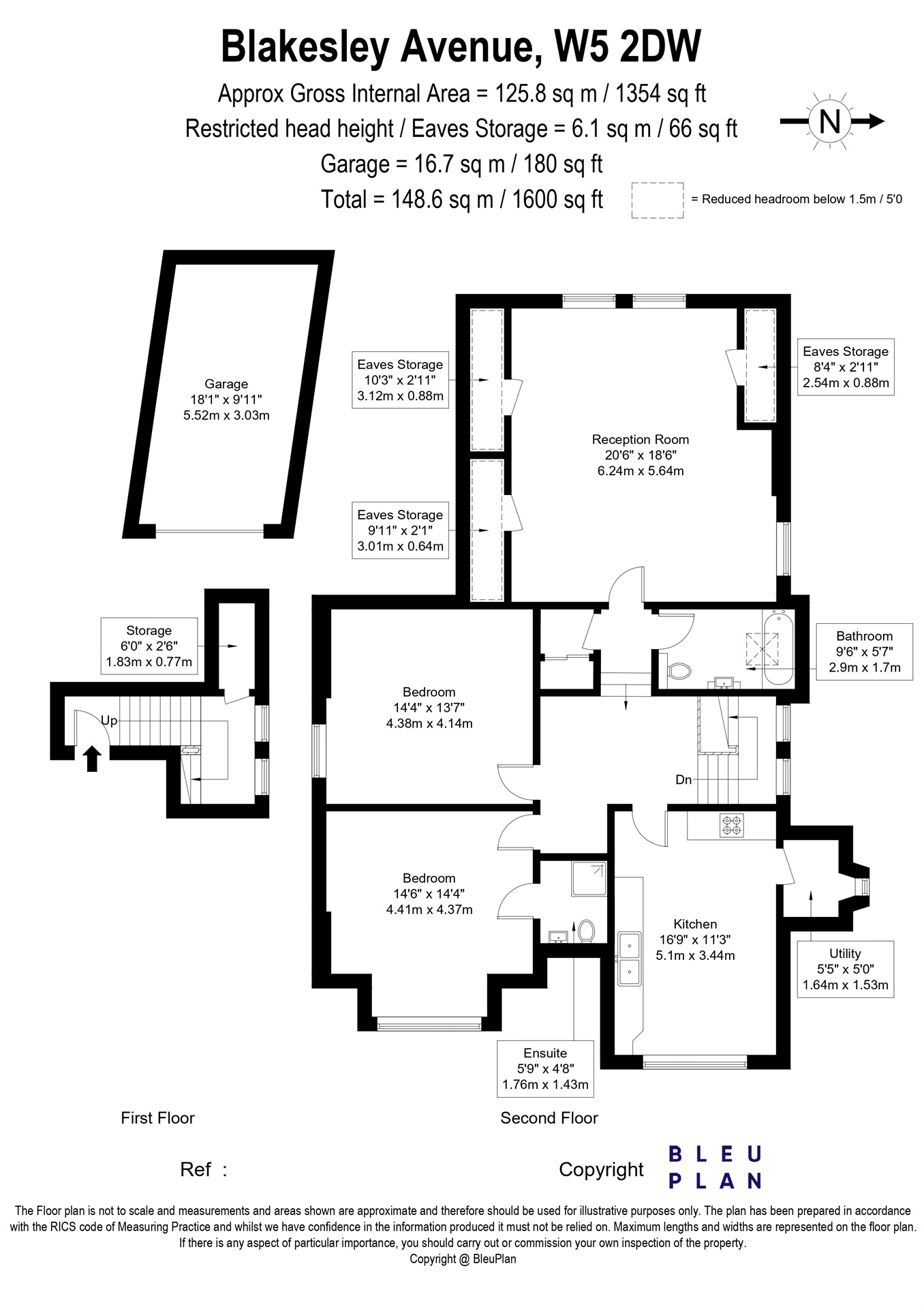 Blakesley Avenue, London floorplan