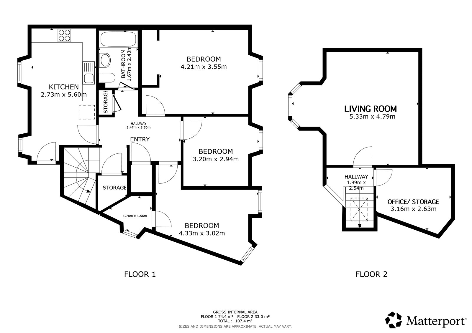 22C,, Victoria Street, Angus floorplan