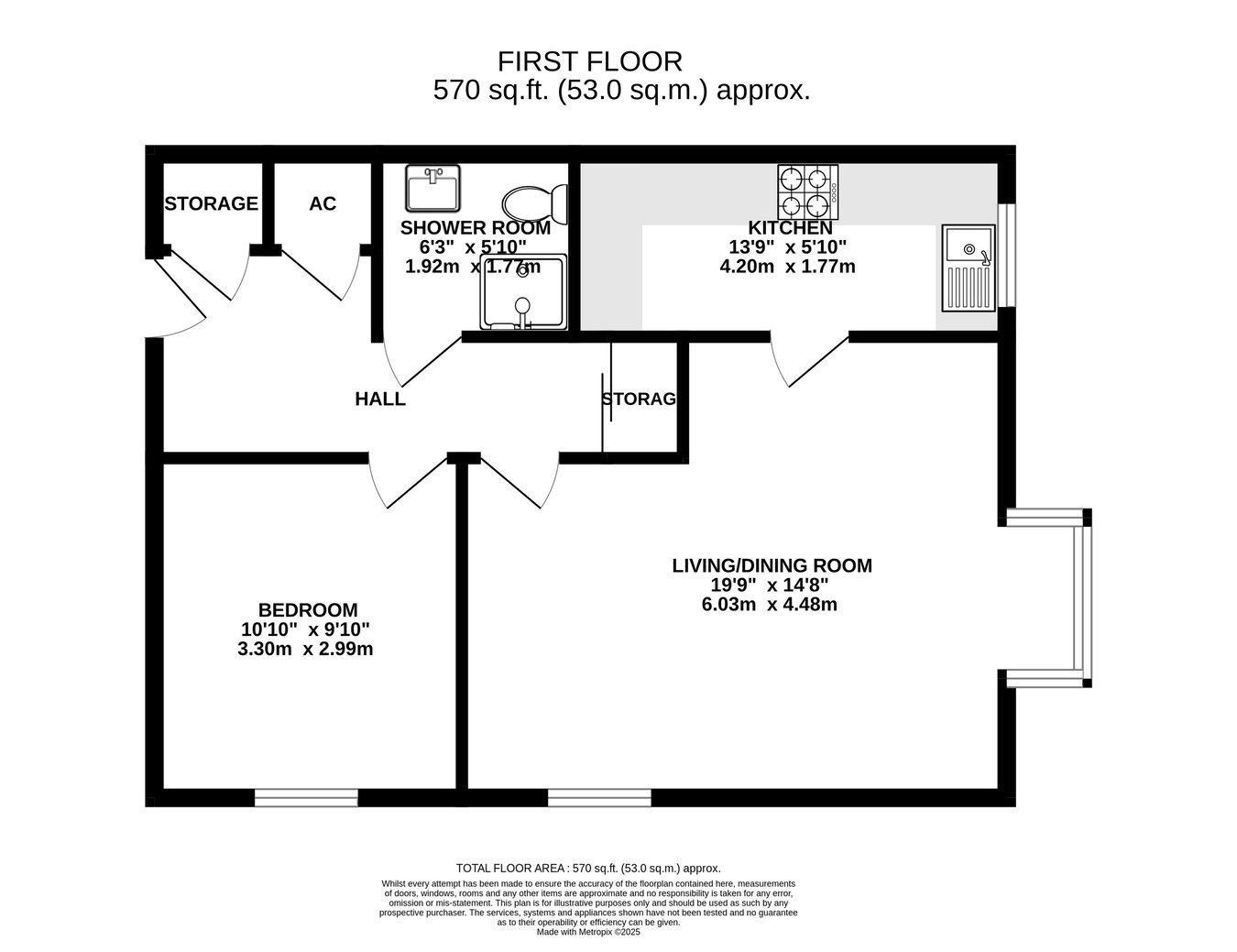 21, Priory Gardens, Abergavenny floorplan
