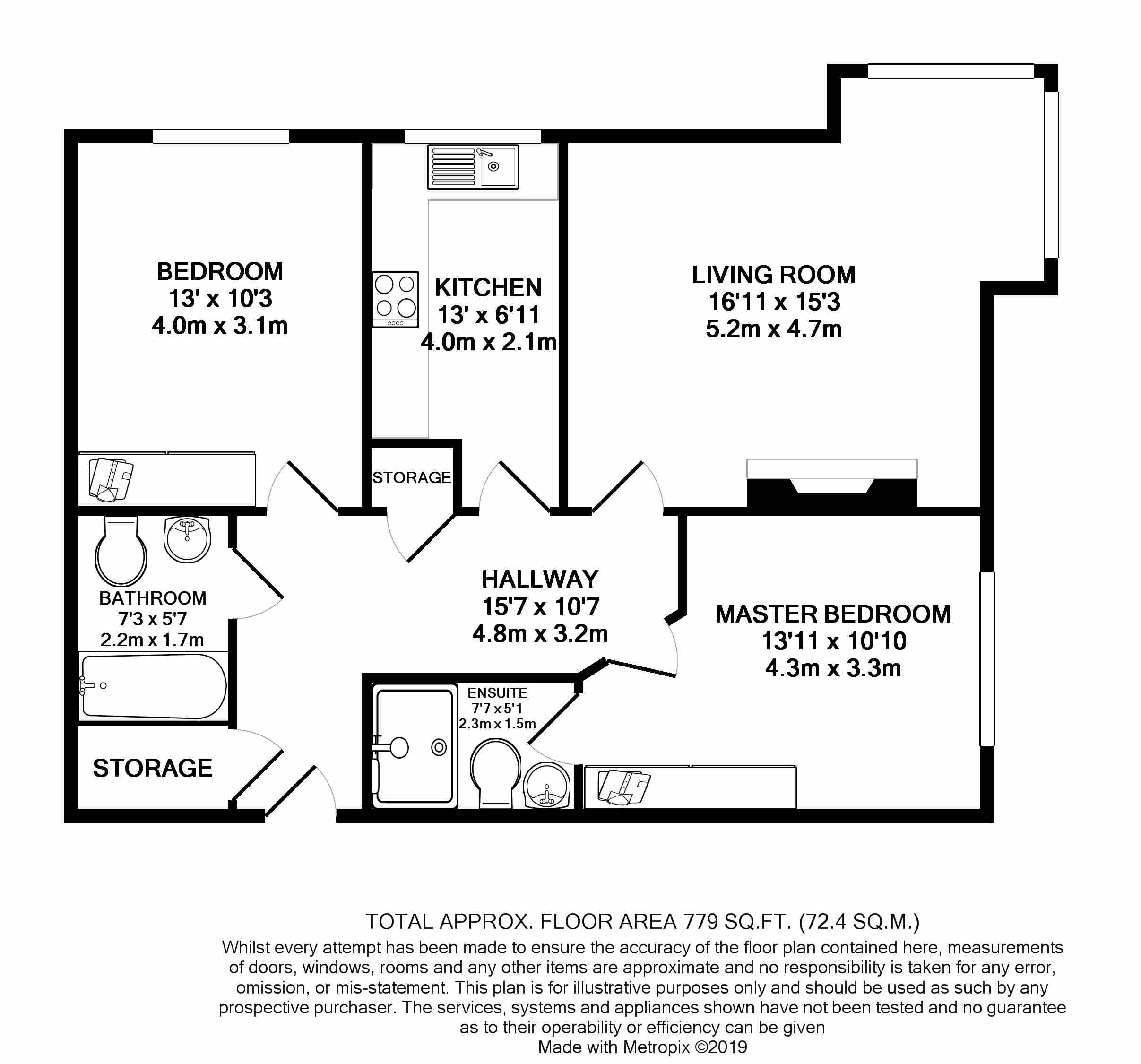 2 Bedrooms Flat to rent in Ghyll Road, Crowborough TN6