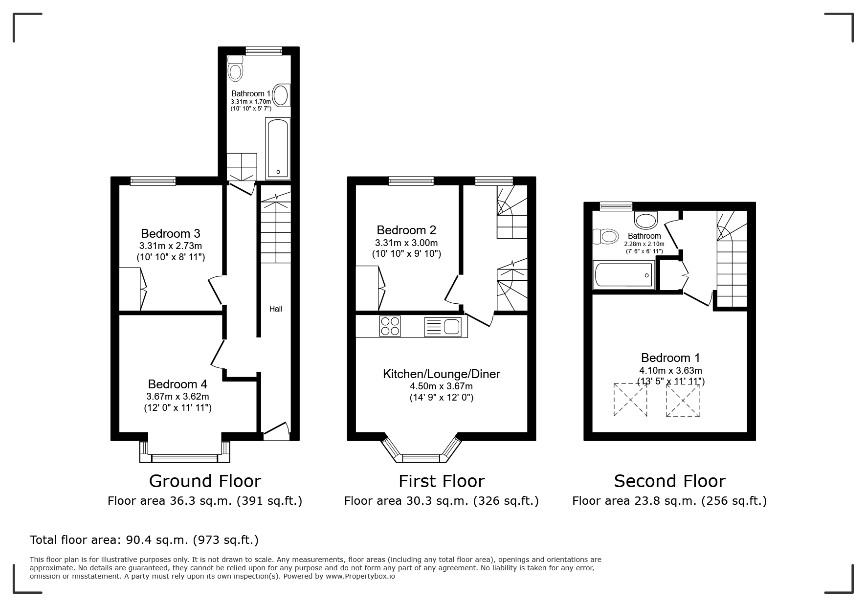 27, Rugby Place (Upper Maisonette), Brighton floorplan