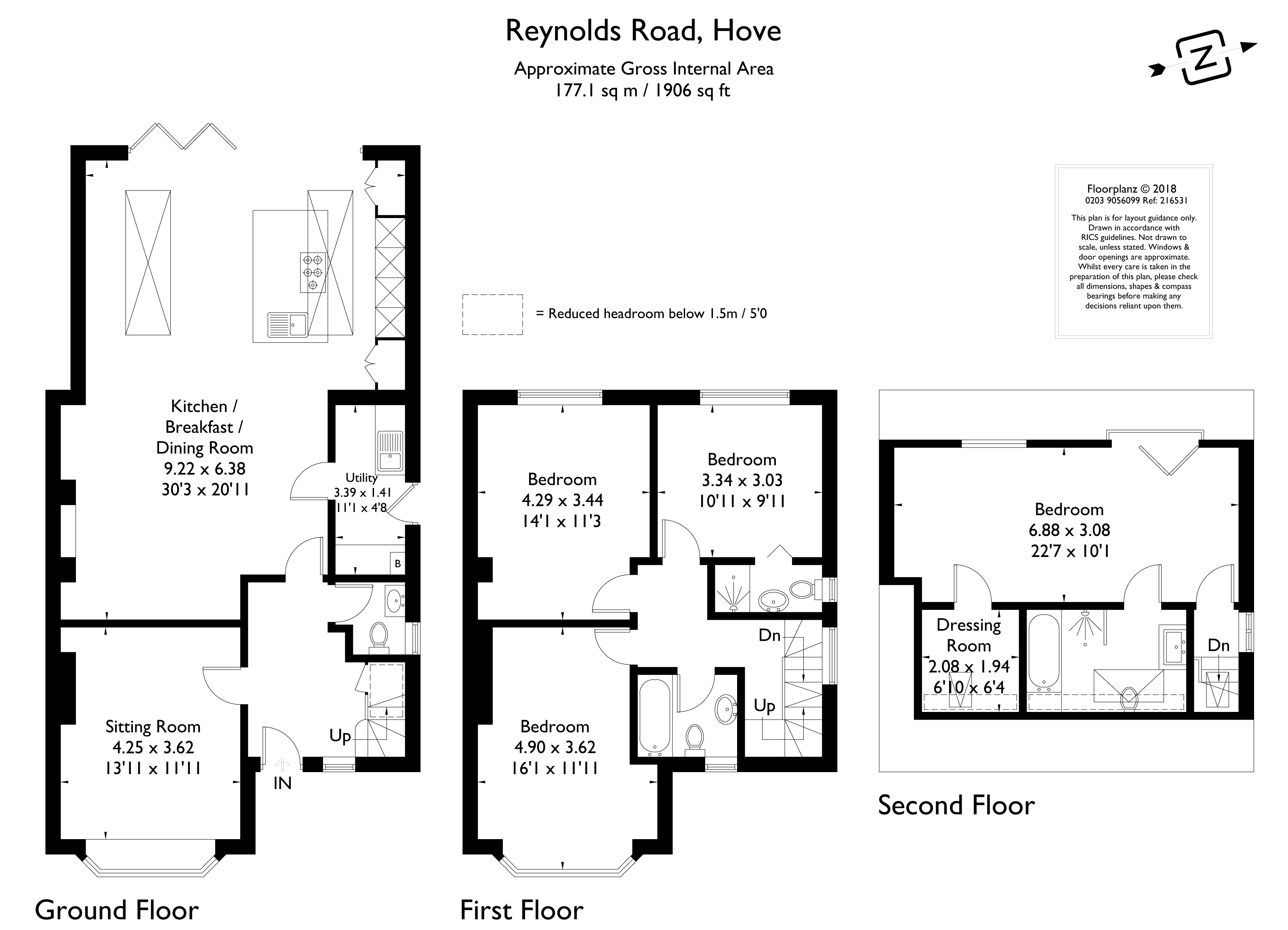 Reynolds Road, Hove floorplan