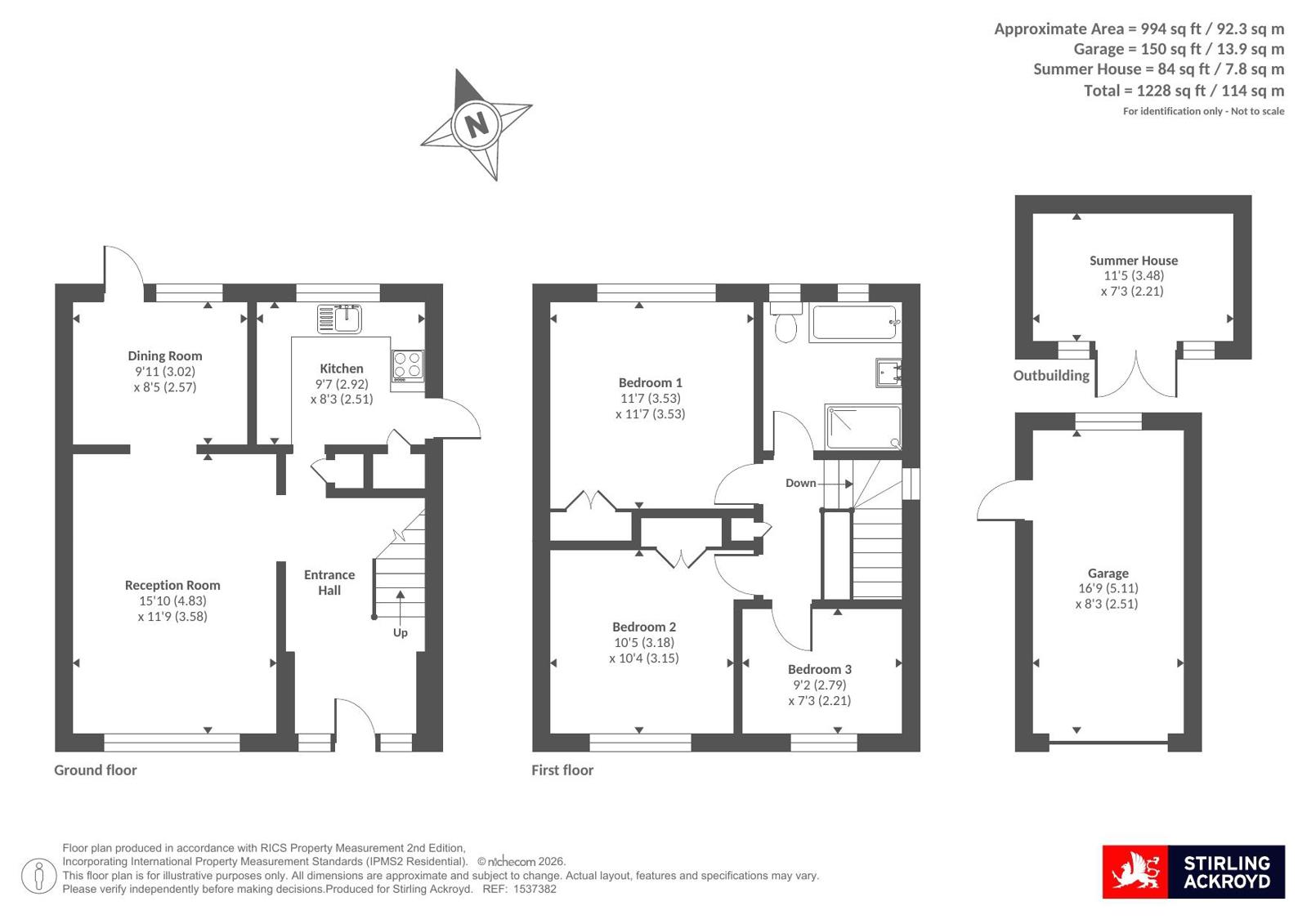 Grindstone Crescent, Woking floorplan