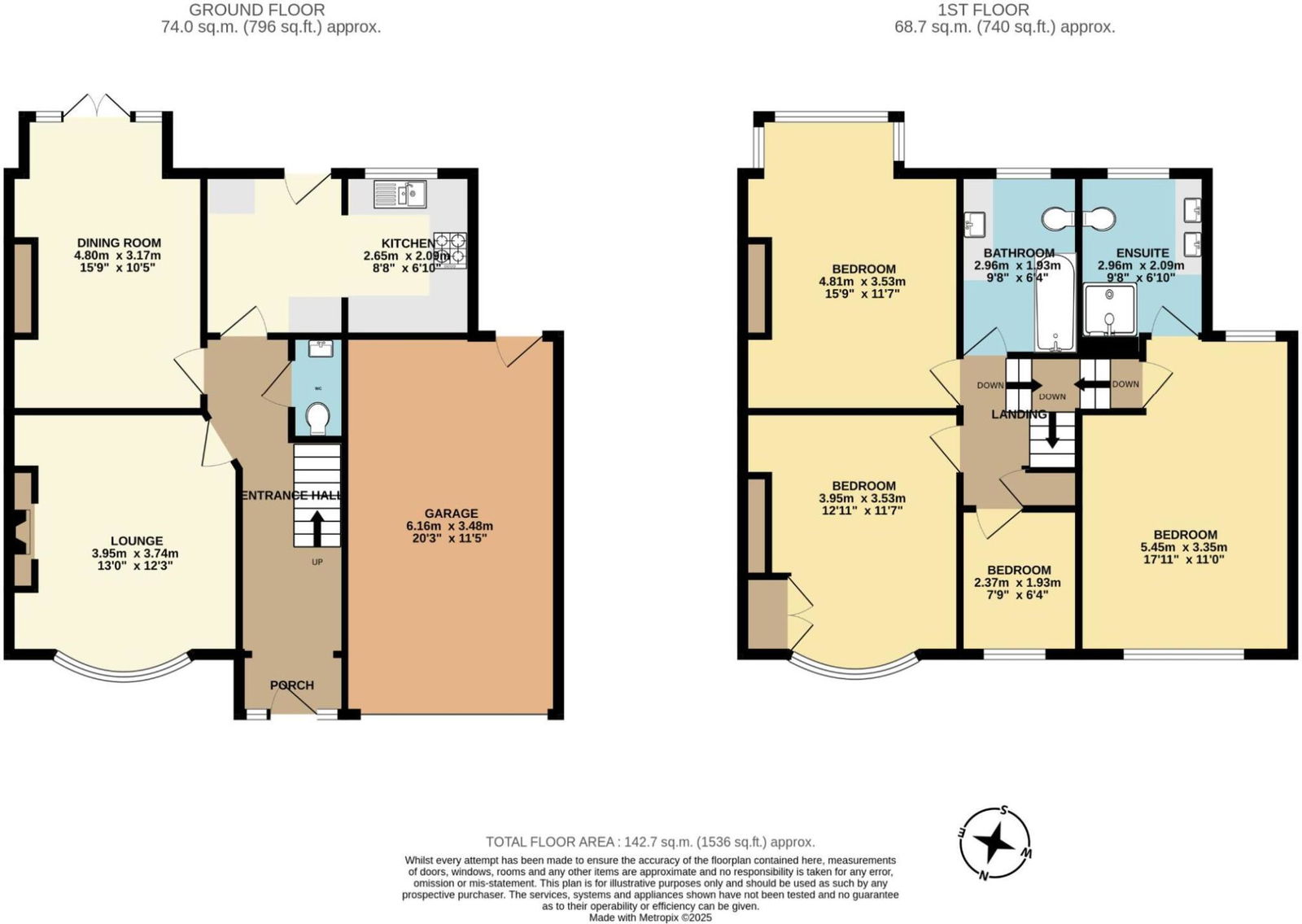 5, Hilton Drive, Paignton floorplan