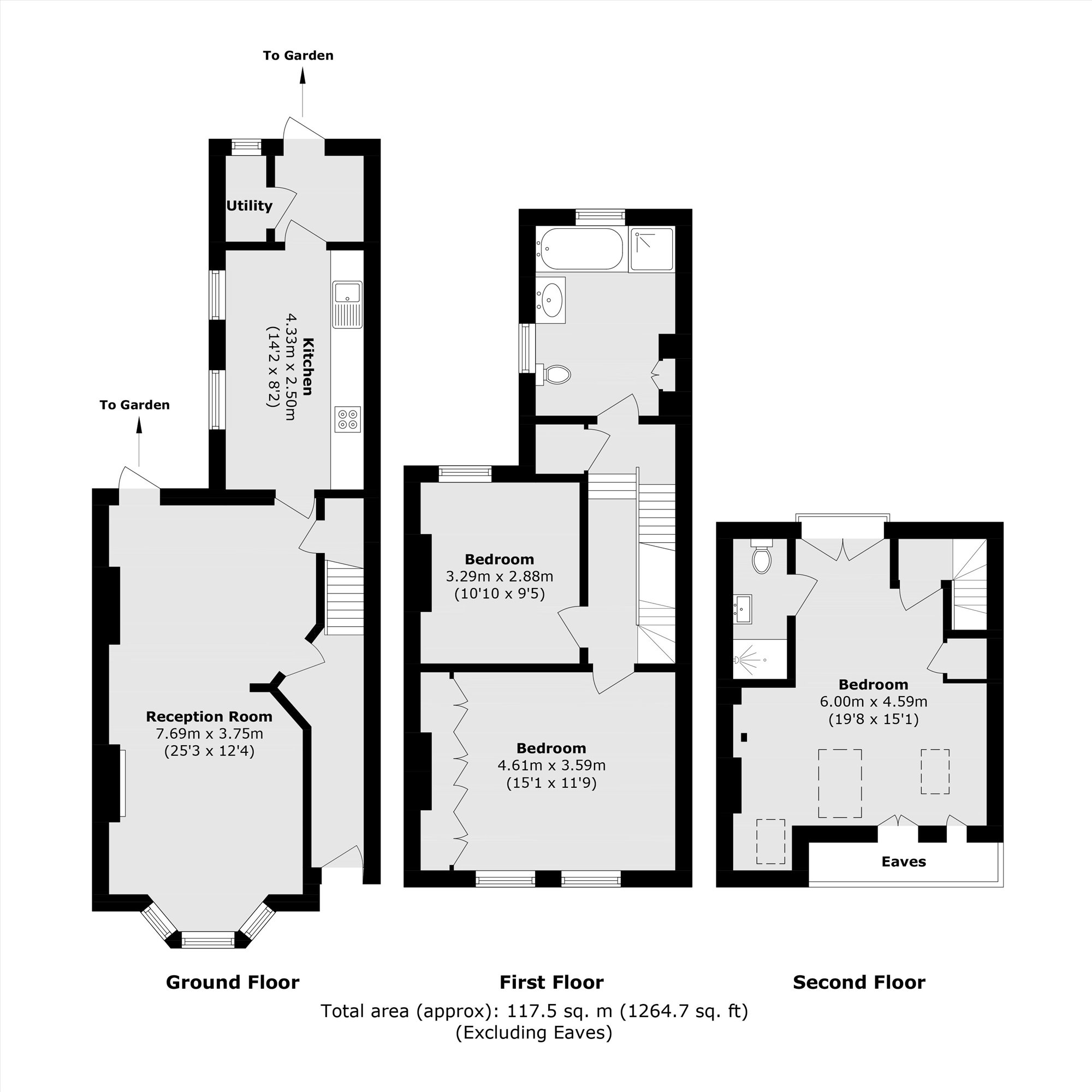 25, Swanscombe Road, London floorplan