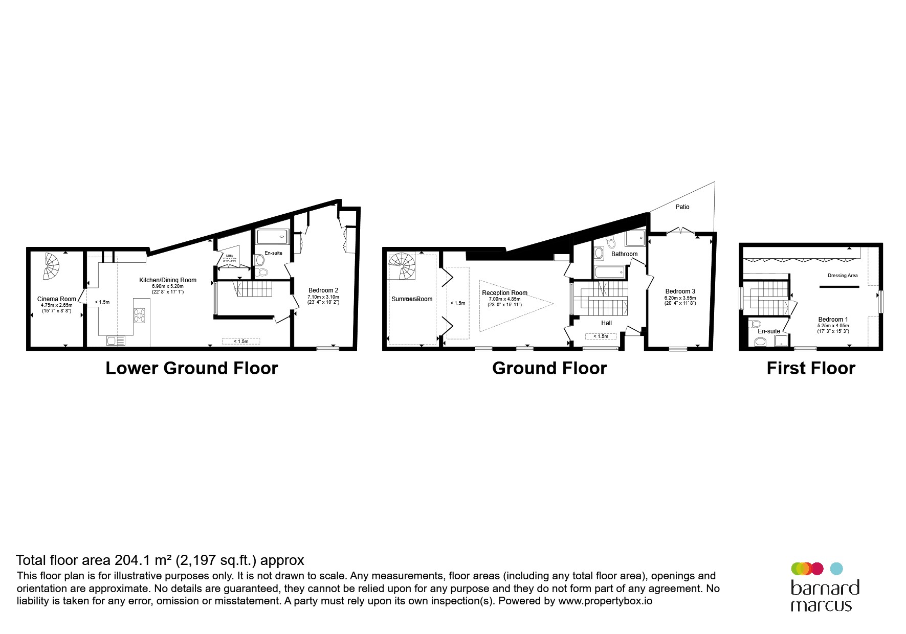 1a, Elms Road, London floorplan
