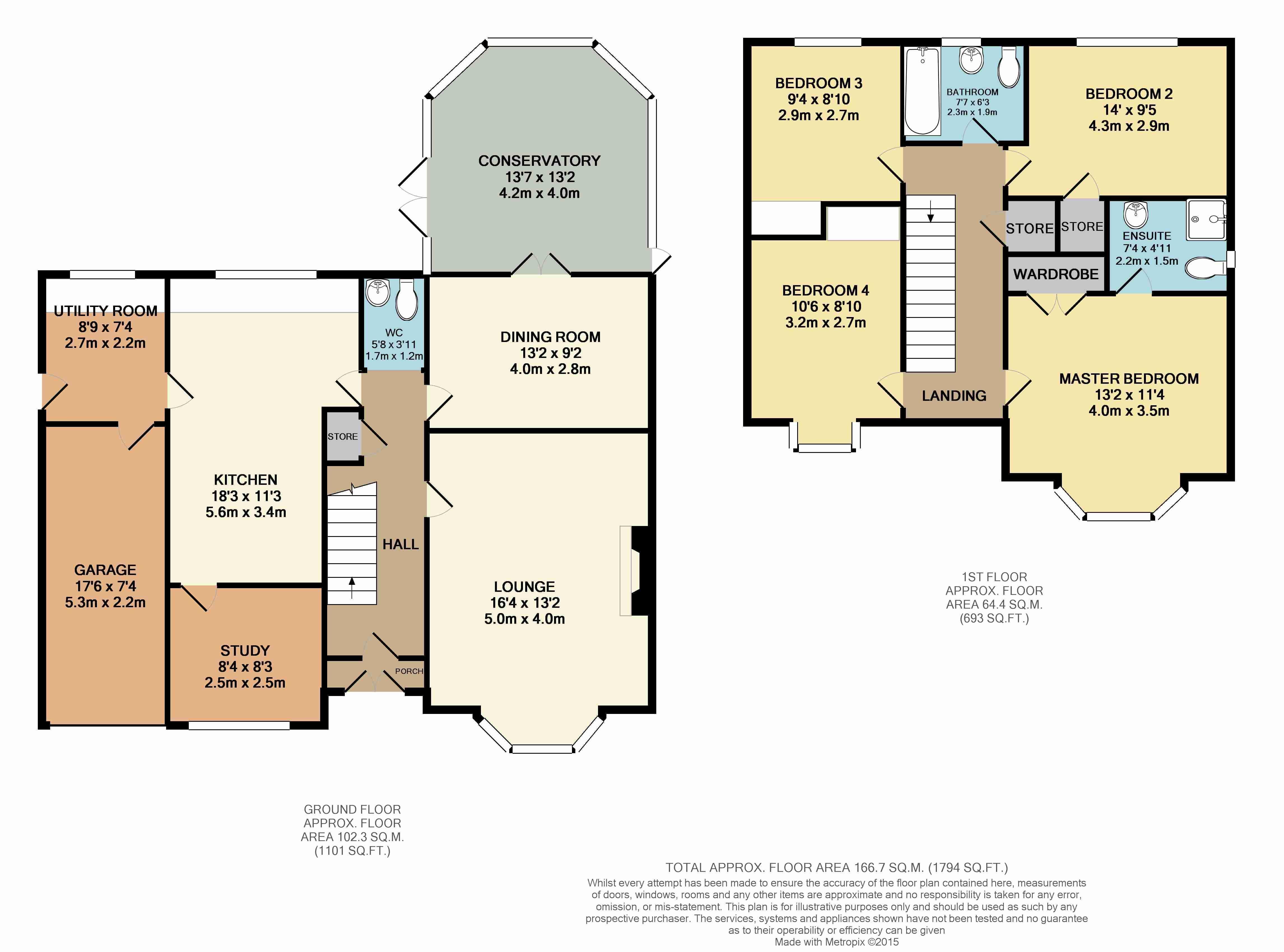 4 Bedrooms Detached house to rent in Cleabarrow Drive, Worsley, Manchester M28