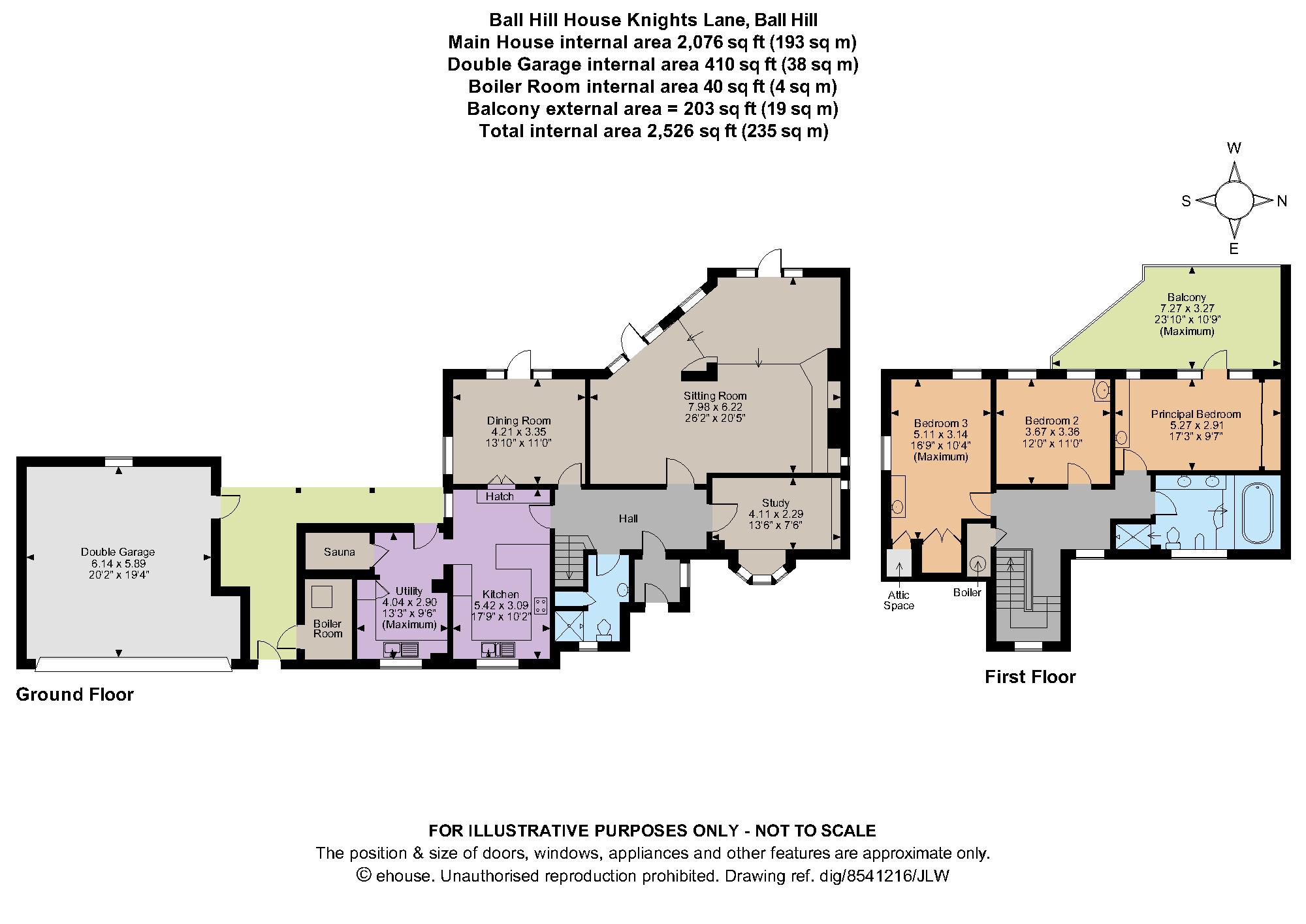 Knights Lane, Ball Hill, Newbury, Berkshire RG20, 3 bedroom detached