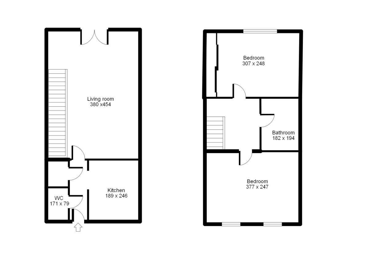 2 Bedrooms Terraced house for sale in Wellesley Crescent, Cumbernauld, Glasgow G68