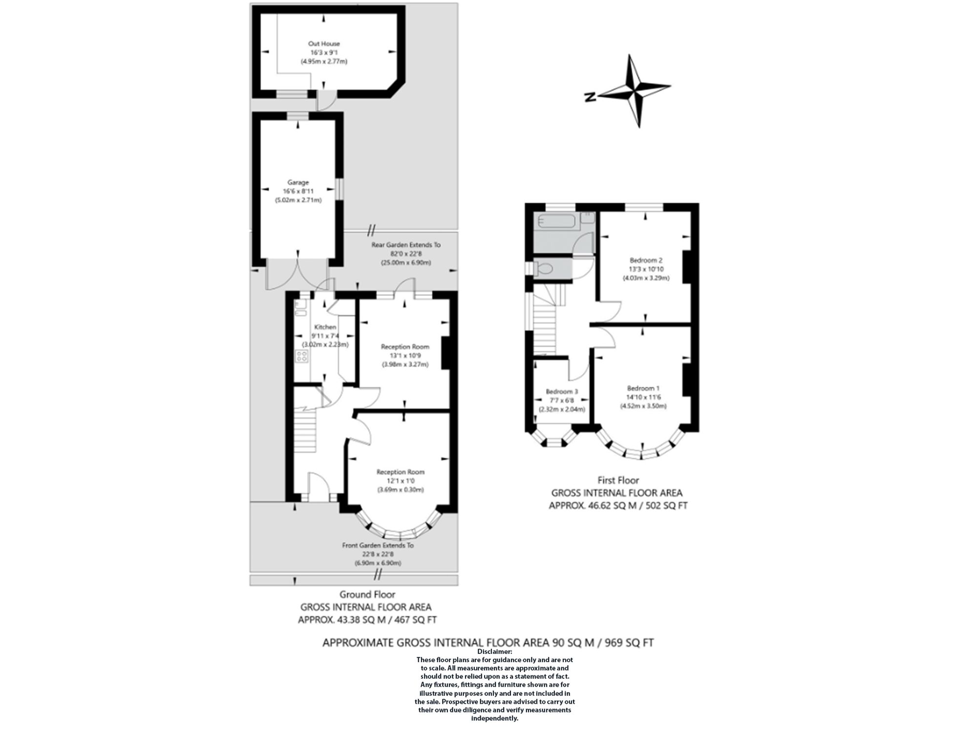 99 Colin Crescent, London floorplan