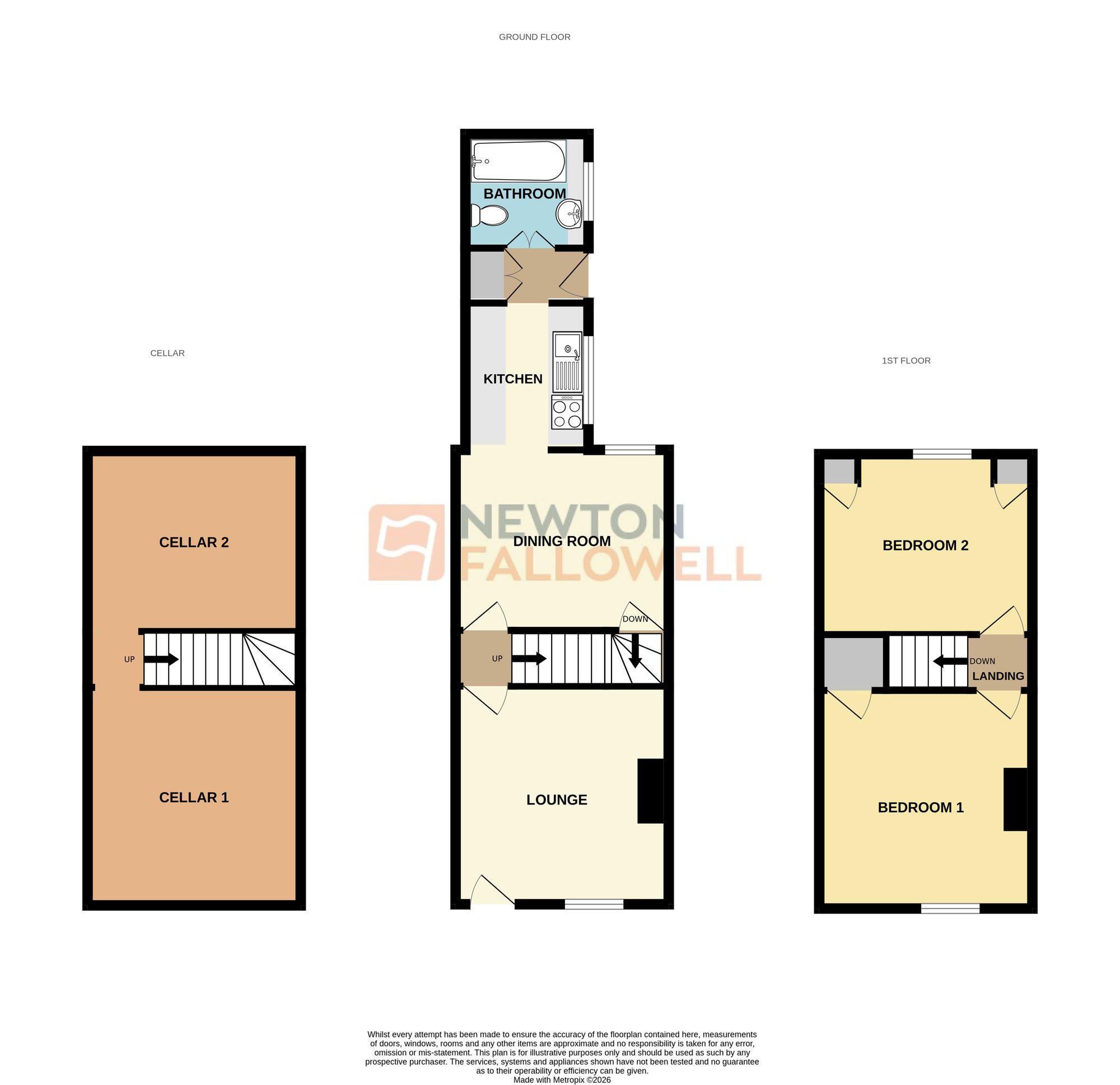 101 Barnby Gate, Newark floorplan