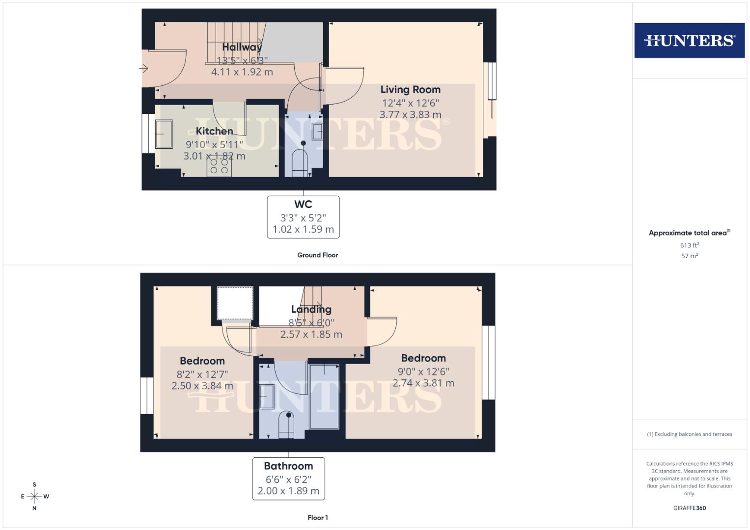 63, Neptune Drive, Bridlington floorplan