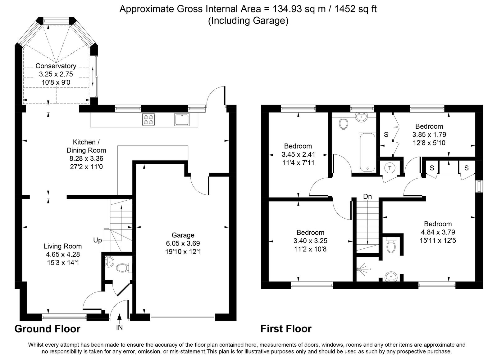 49, Heron Dale, Addlestone floorplan