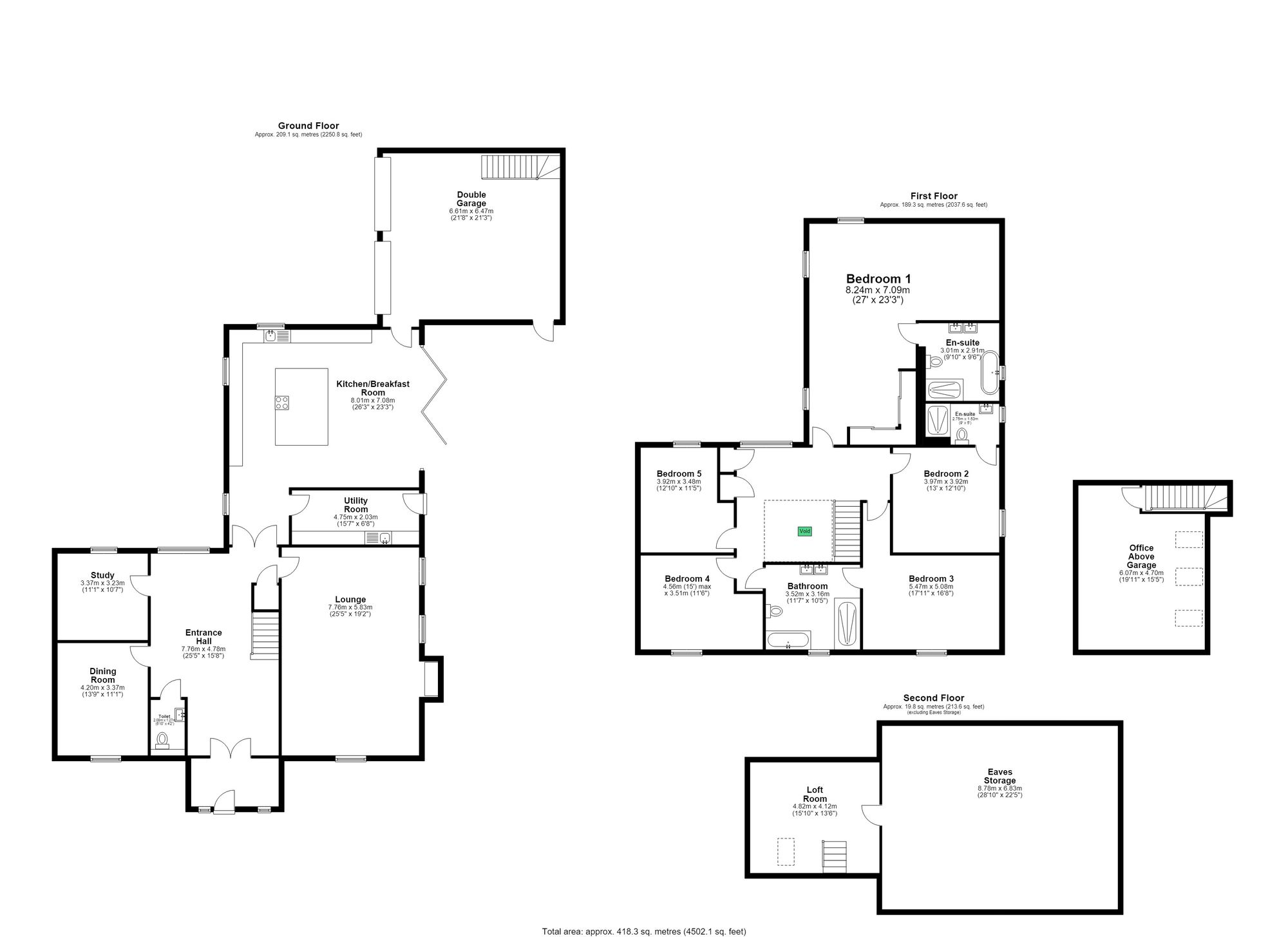 1, St. James Court, Therfield, SG8 floorplan