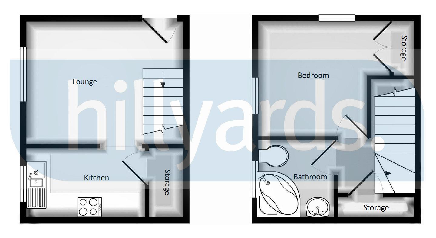 1 Bedrooms Terraced house to rent in Hillier Road, Aylesbury HP21