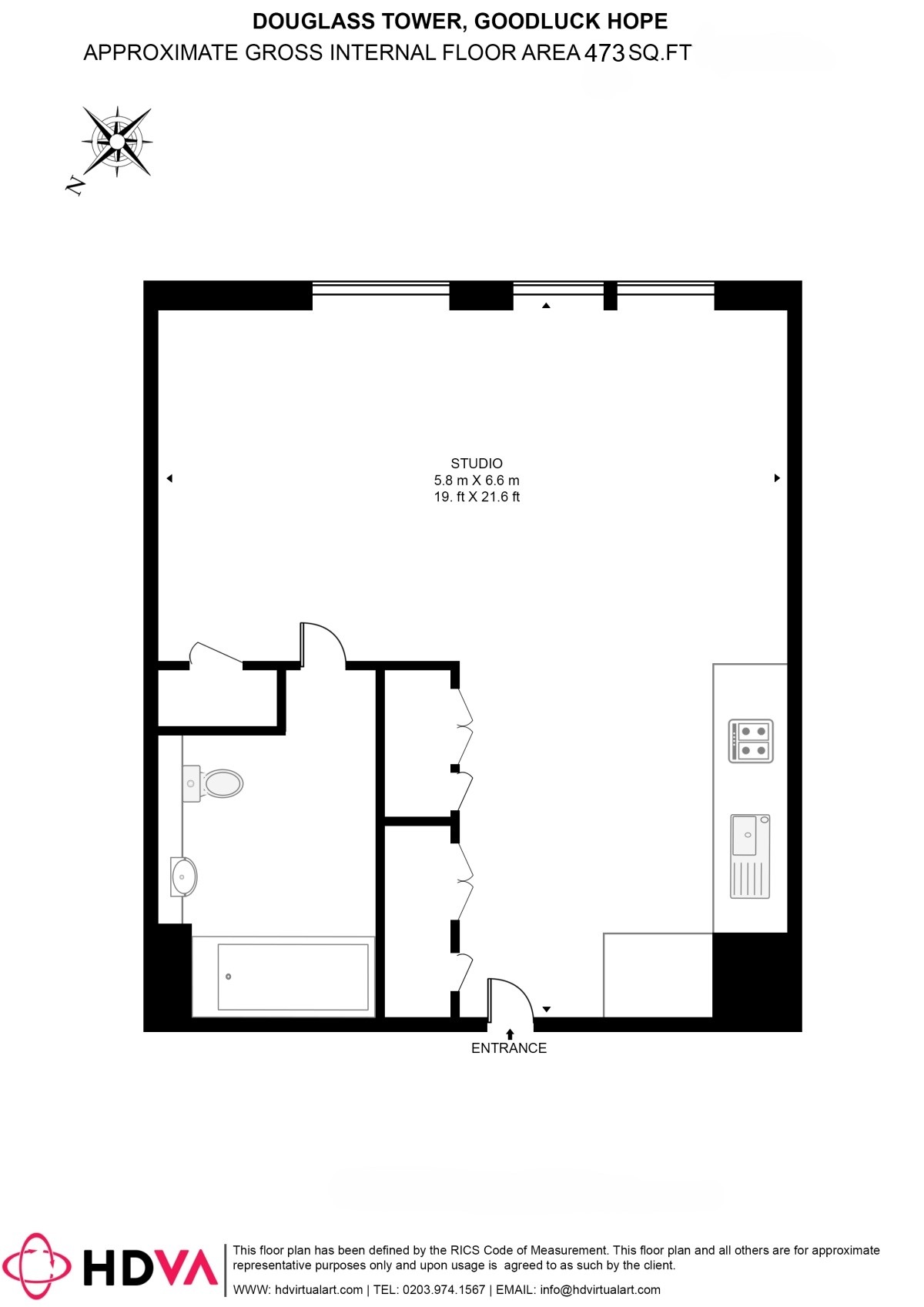 Goodluck Hope Place, London floorplan